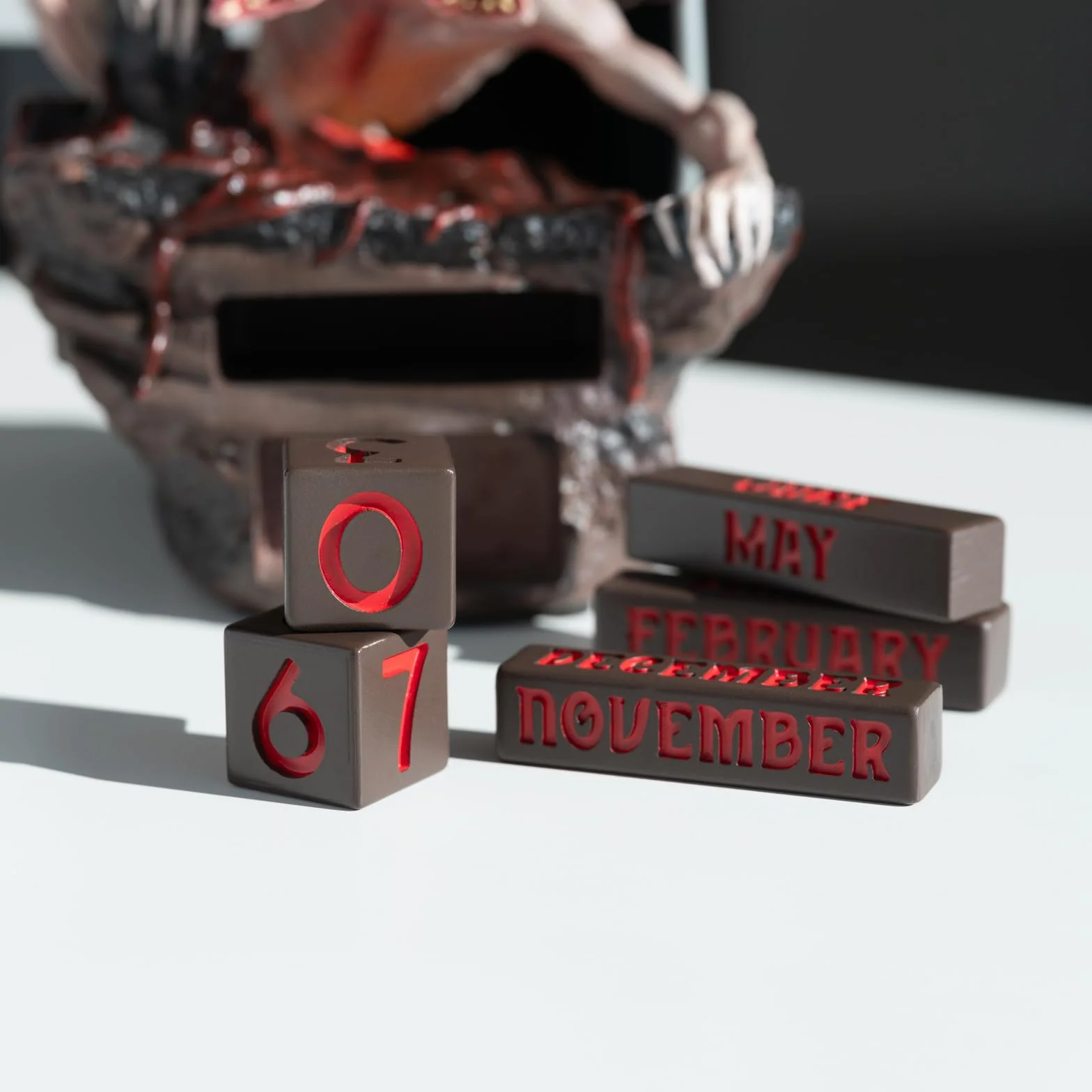Grupo Erik Stranger Things Perpetual Calendar - Demogorgon | Flip Calendar, Perpetual Calendars, Desk Calendar, Cool Calendar | Stranger Things Gifts, Stranger Things Merchandise
