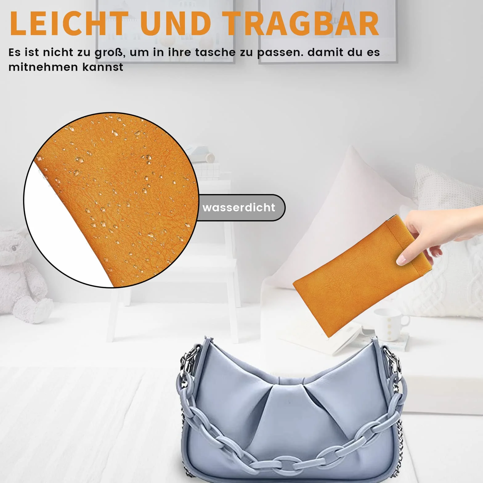 MOLSHINE 2Pcs Przenośny skórzany futerał na okulary przeciwsłoneczne,Miękki futerał na okulary do czytania,Małe okulary przeciwsłoneczne (Zielony i żółty)