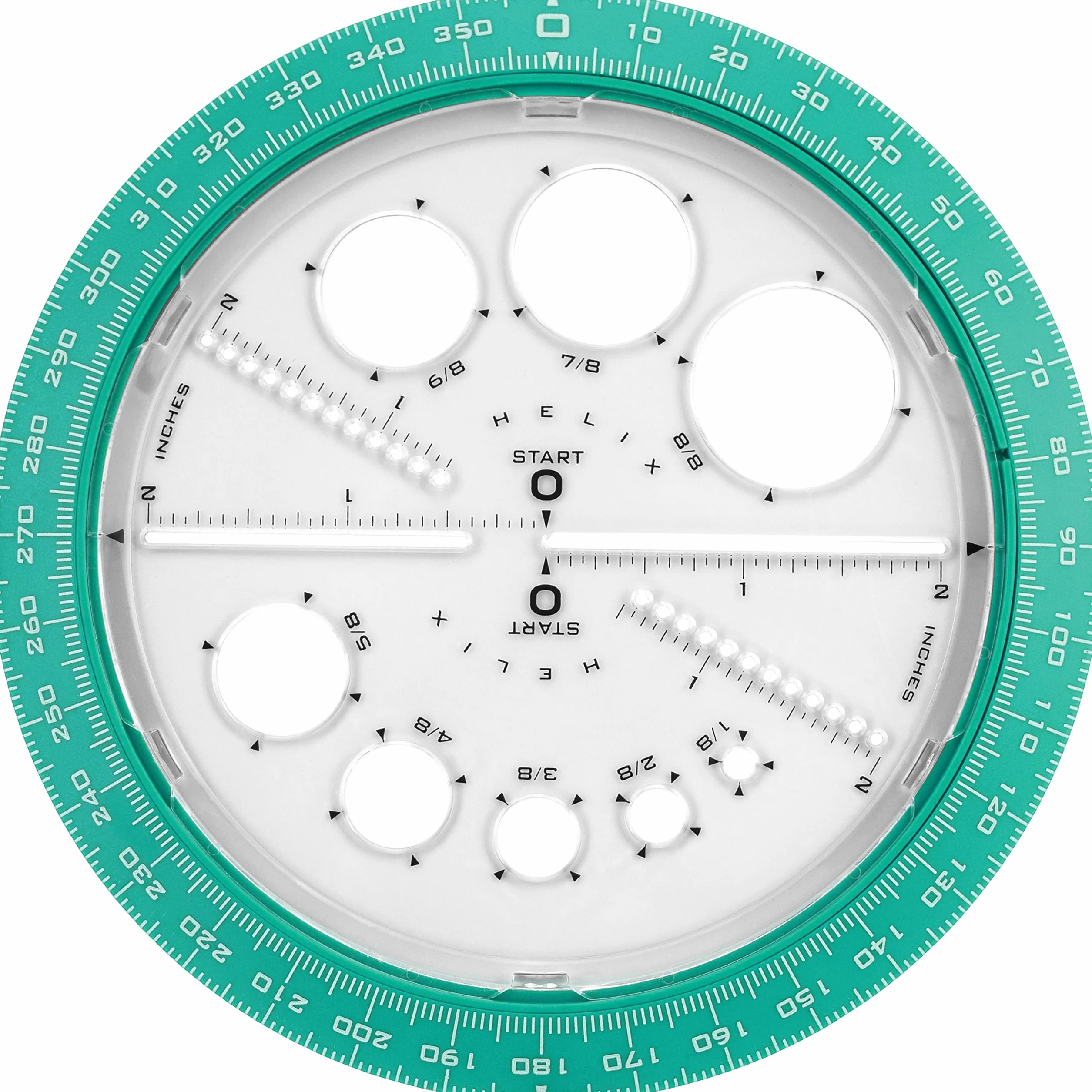 Helix 36002 Kątomierz, Przezroczysty, ‎54,84 x 1,61 x 43,55 cm; 20,57 g