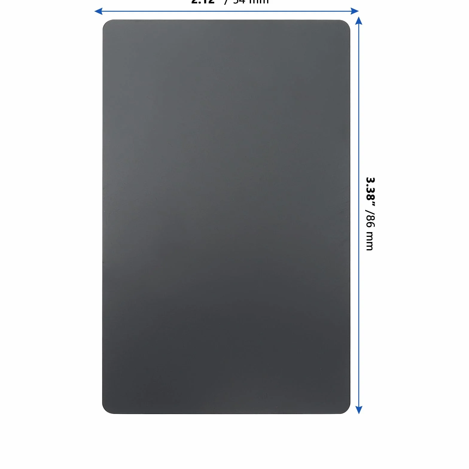 100 sztuk pustych wizytówek, 86 x 54 x 0,21 mm, aluminiowe półfabrykaty, metalowe, czarne, aluminiowe karty do pisania laserowego