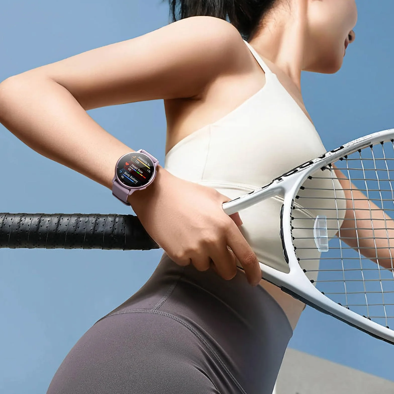 FINTIE 6 sztuk folii ochronnej do Garmin Vivoactive 6/5, ochrona wyświetlacza przed kurzem, miękka folia ochronna na wyświetlacz TPU, HD przezroczysta, odporna na zarysowania folia ochronna na
