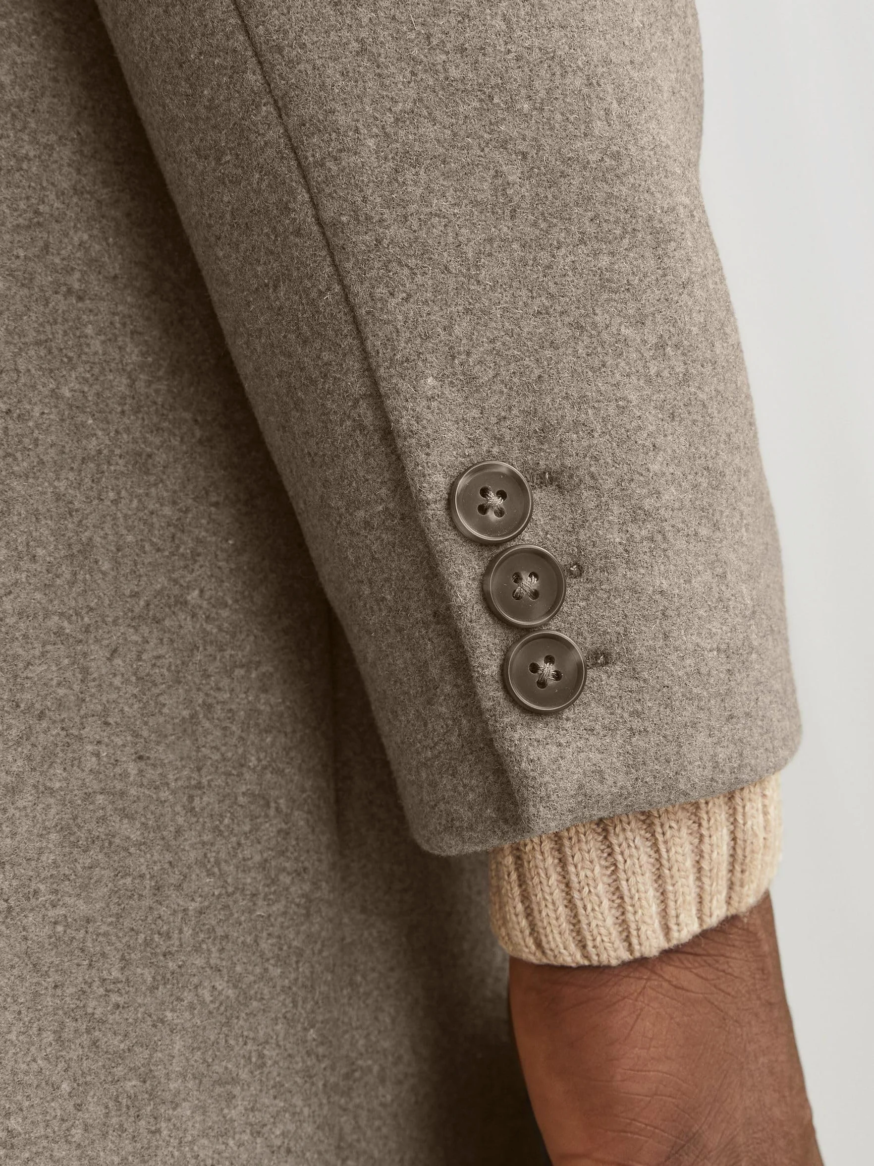 JACK & JONES Płaszcz Mężczyźni Jprblawilson Wool Coat Sn
