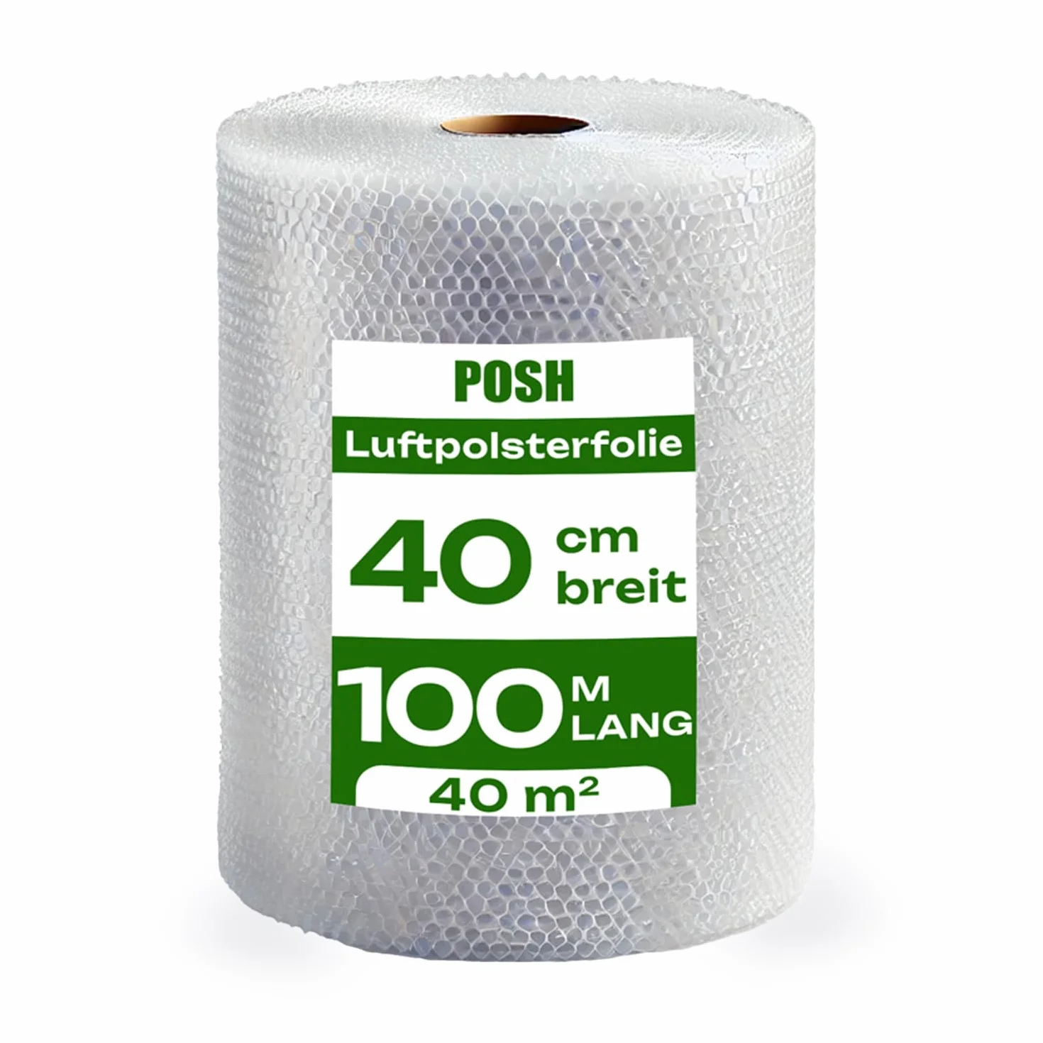 Folia bąbelkowa 100 m x 40 cm szerokości folia bąbelkowa idealna do pakowania, wysyłki i ochrony, materiał wypełniający (1)