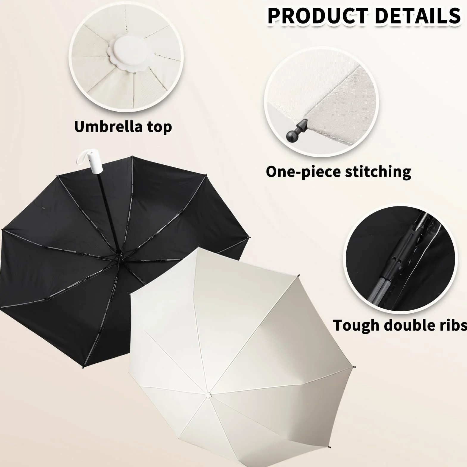 Automatyczny mini parasol – kompaktowy, lekki parasol kieszonkowy z ochroną UV, wodoszczelny i składany, idealny w podróży i dla dzieci