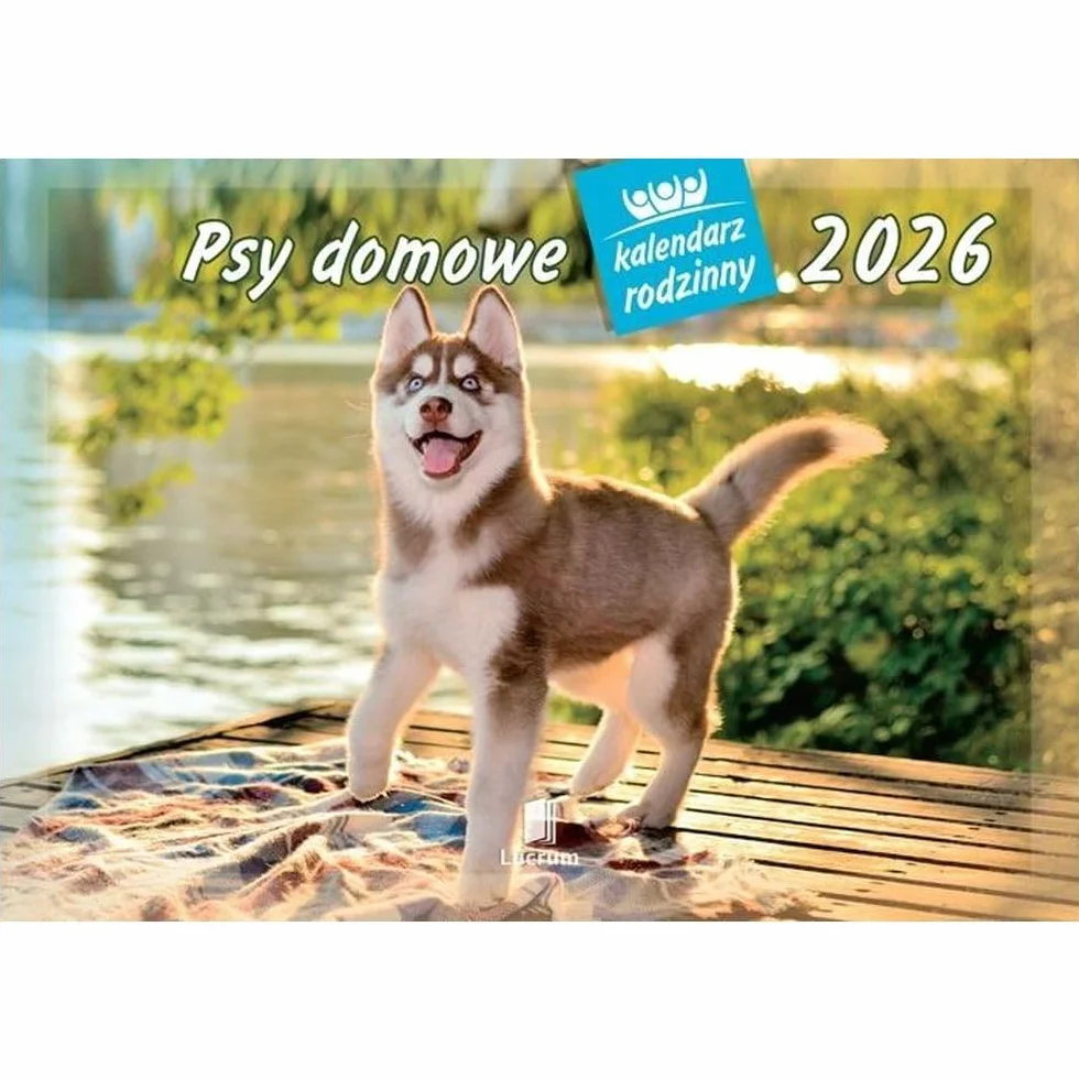 Kalendarz 2026 rodzinny Psy Domowe