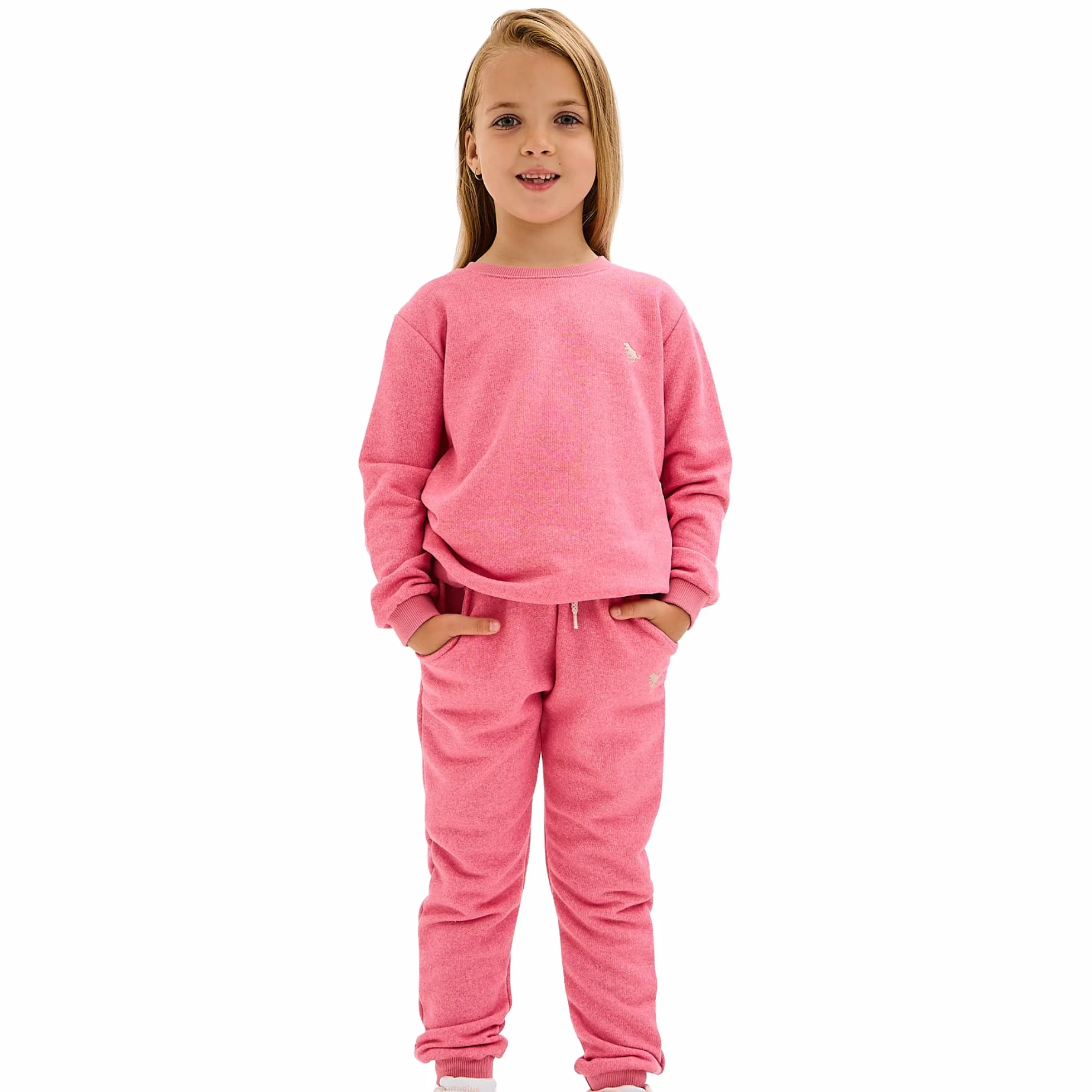 deiko Zestaw odzieży dziecięcej dla dzieci, chłopców, dziewczynek, unisex, 100% bawełna, strój dziecięcy, koszulka + spodnie, 2-częściowy top z długim rękawem i spodnie z kieszeniami