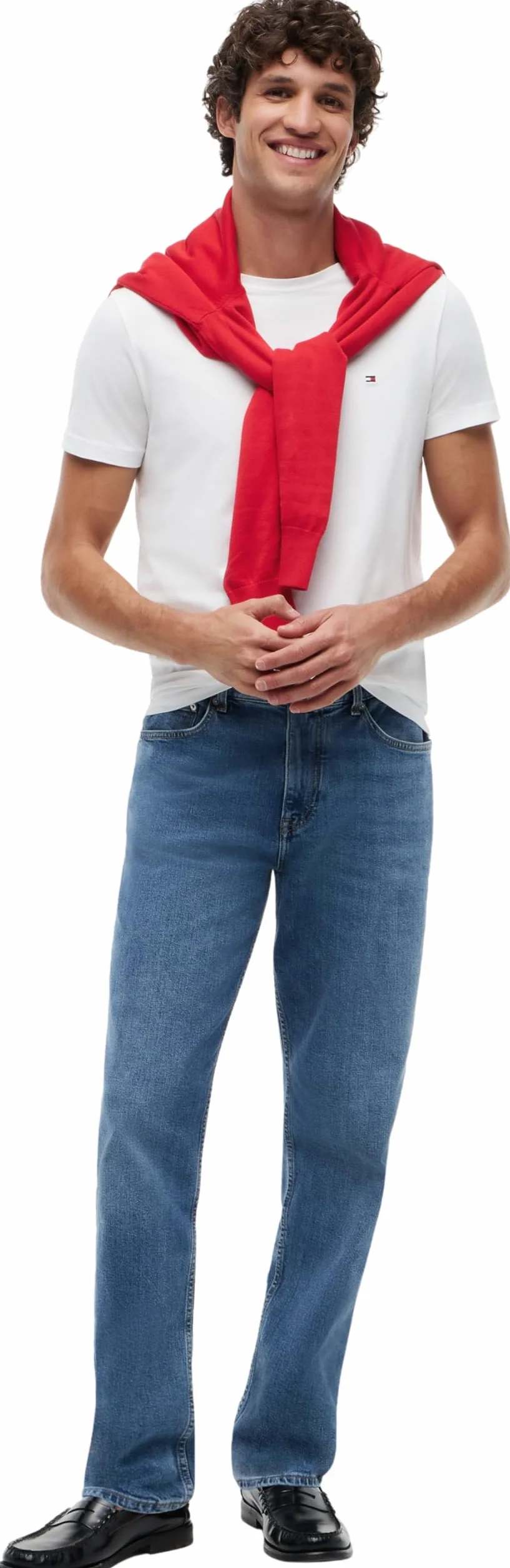Tommy Hilfiger S Mężczyźni Koszulka Core Stretch Slim C-Neck