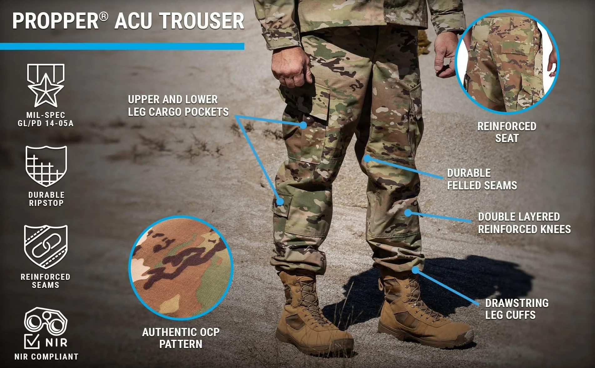 Propper Acu Nyco Ripstop Trouser - Spodnie Uniseks