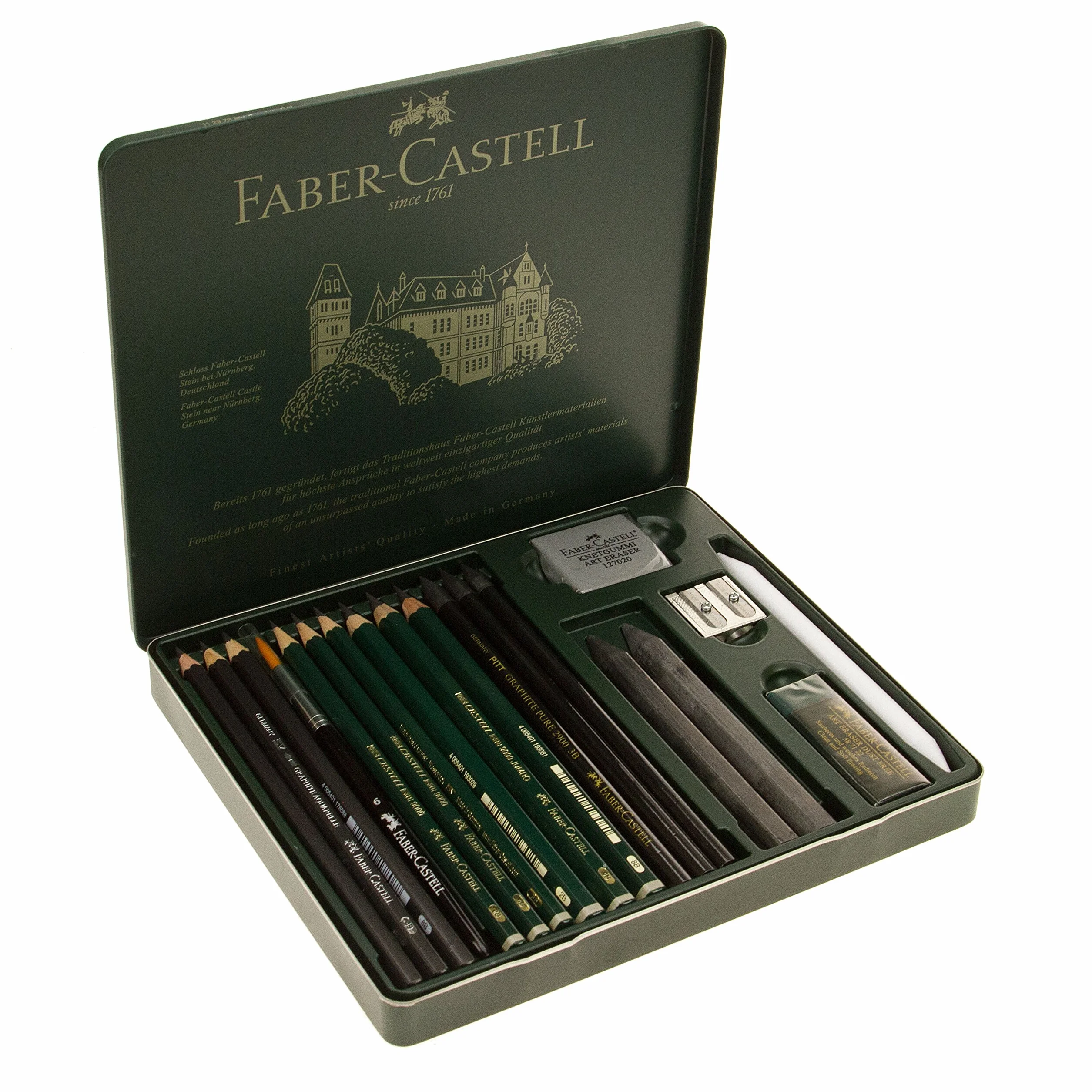 Faber-Castell Pitt ołówek grafitowy 19-częściowy zestaw