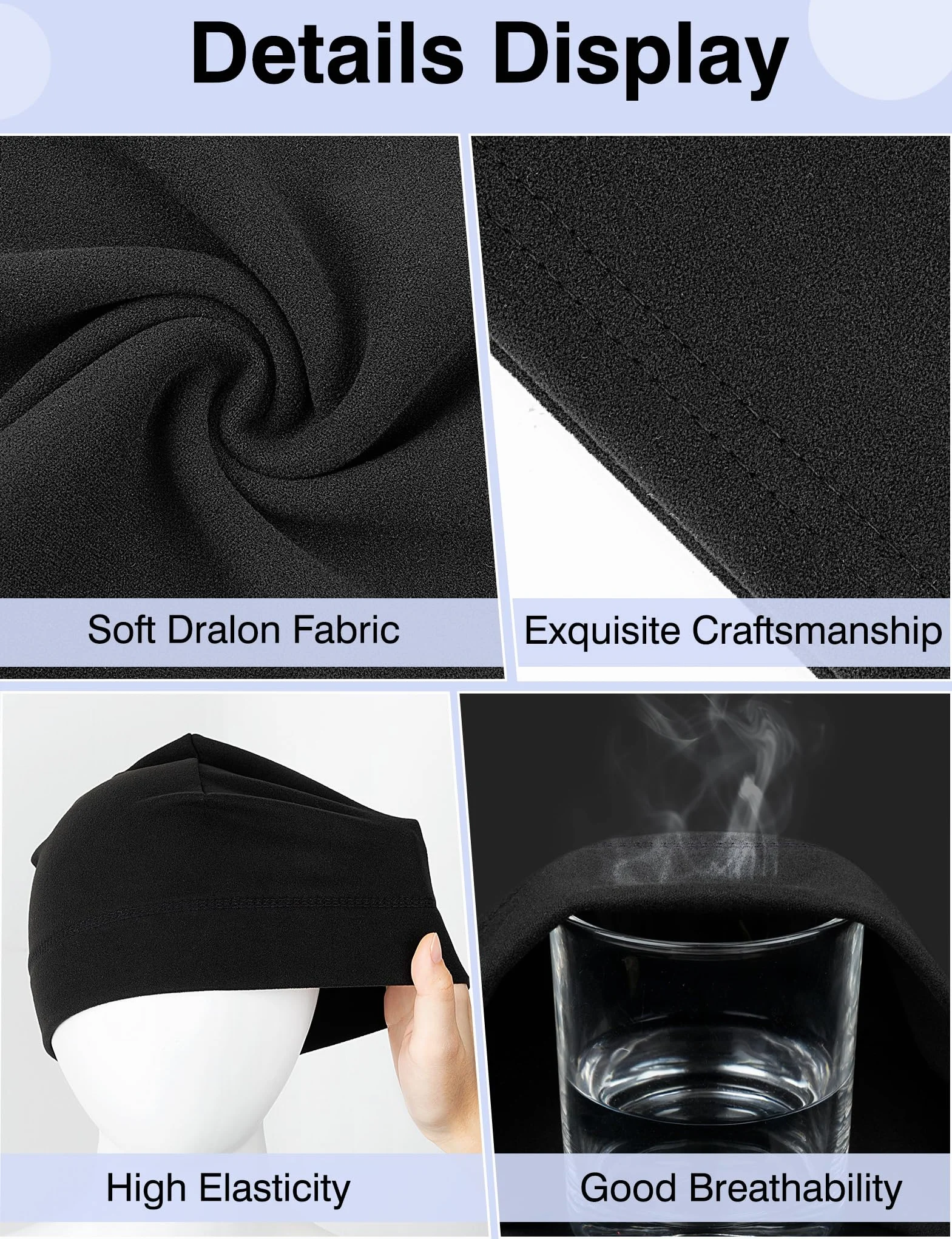 Kiiwah Beanie czapka i szal dla mężczyzn i kobiet, uniseks, ciepła czapka zimowa, szalik, chusta wielofunkcyjna na zimę, do uprawiania sportu, jazdy na nartach, biegania, motocyklu, jazdy na rowerze