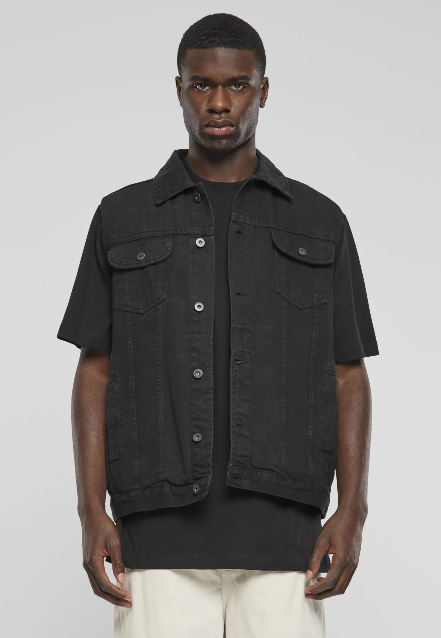 Urban Classics Kamizelka Mężczyźni Denim Vest