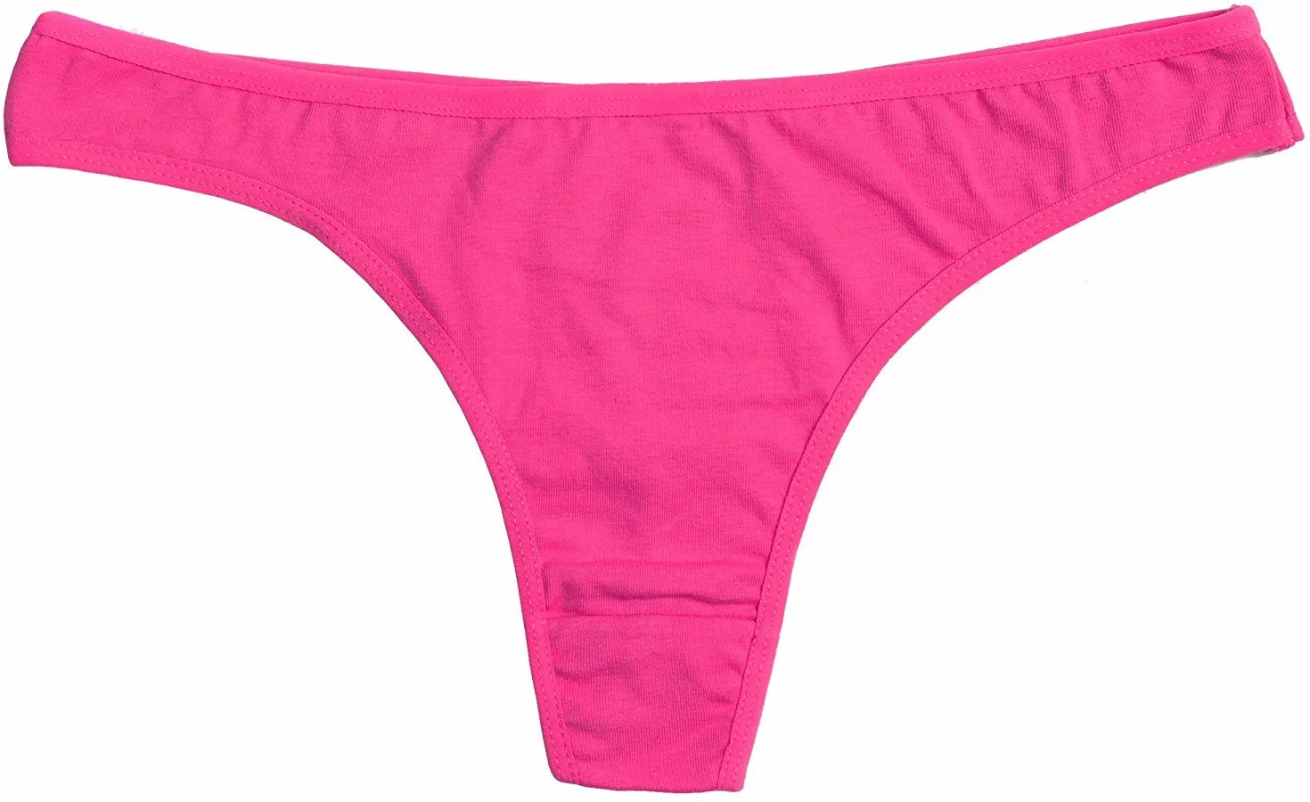 DRESHOW 6 Sztuk Stringi Damskie Bawełniane Oddychające Majtki Bielizna Bikini