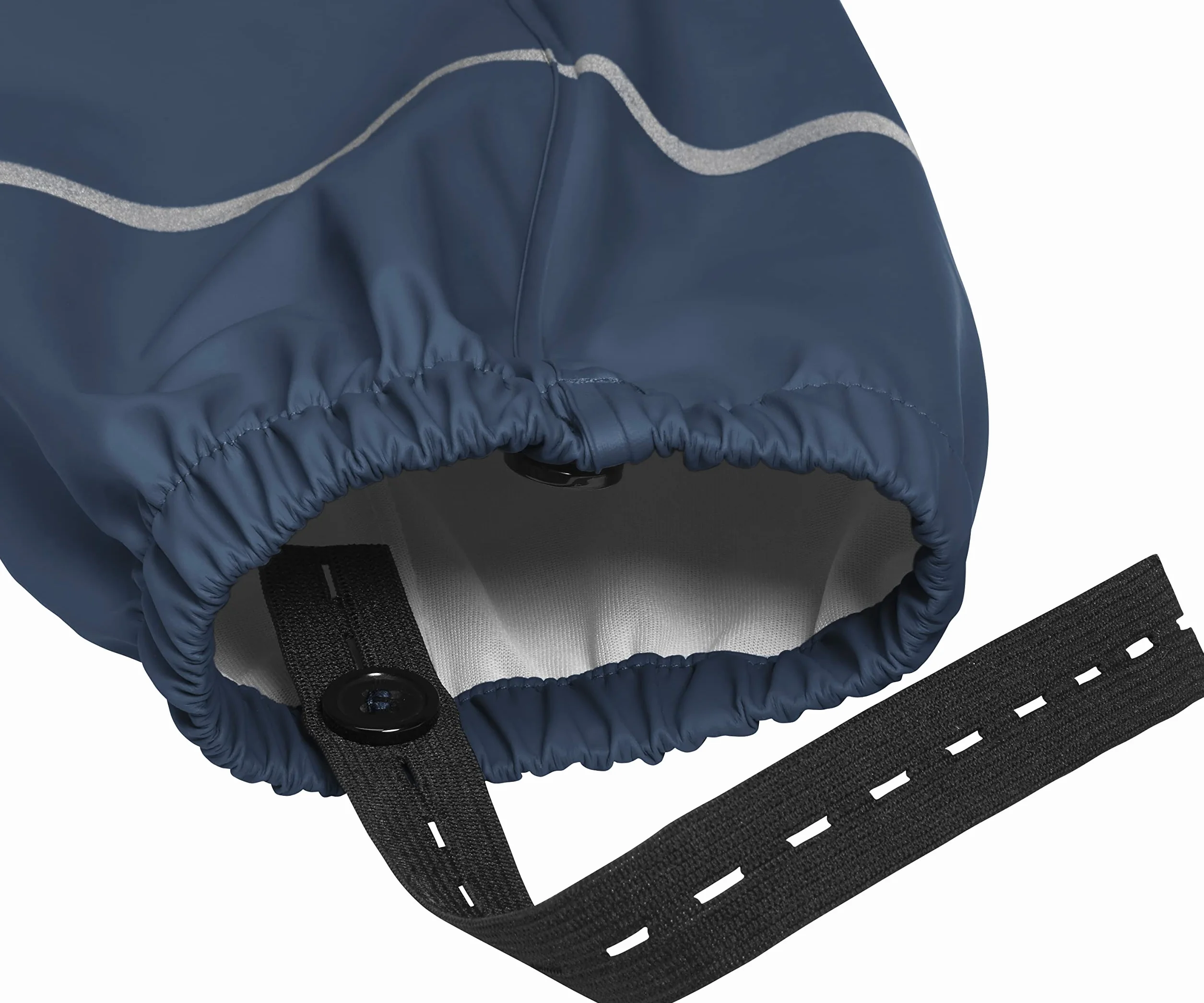 Playshoes Unisex dziecięce elastyczne ochraniacze na stopy przeciwdeszczowe, czarne, jeden rozmiar (2 sztuki)