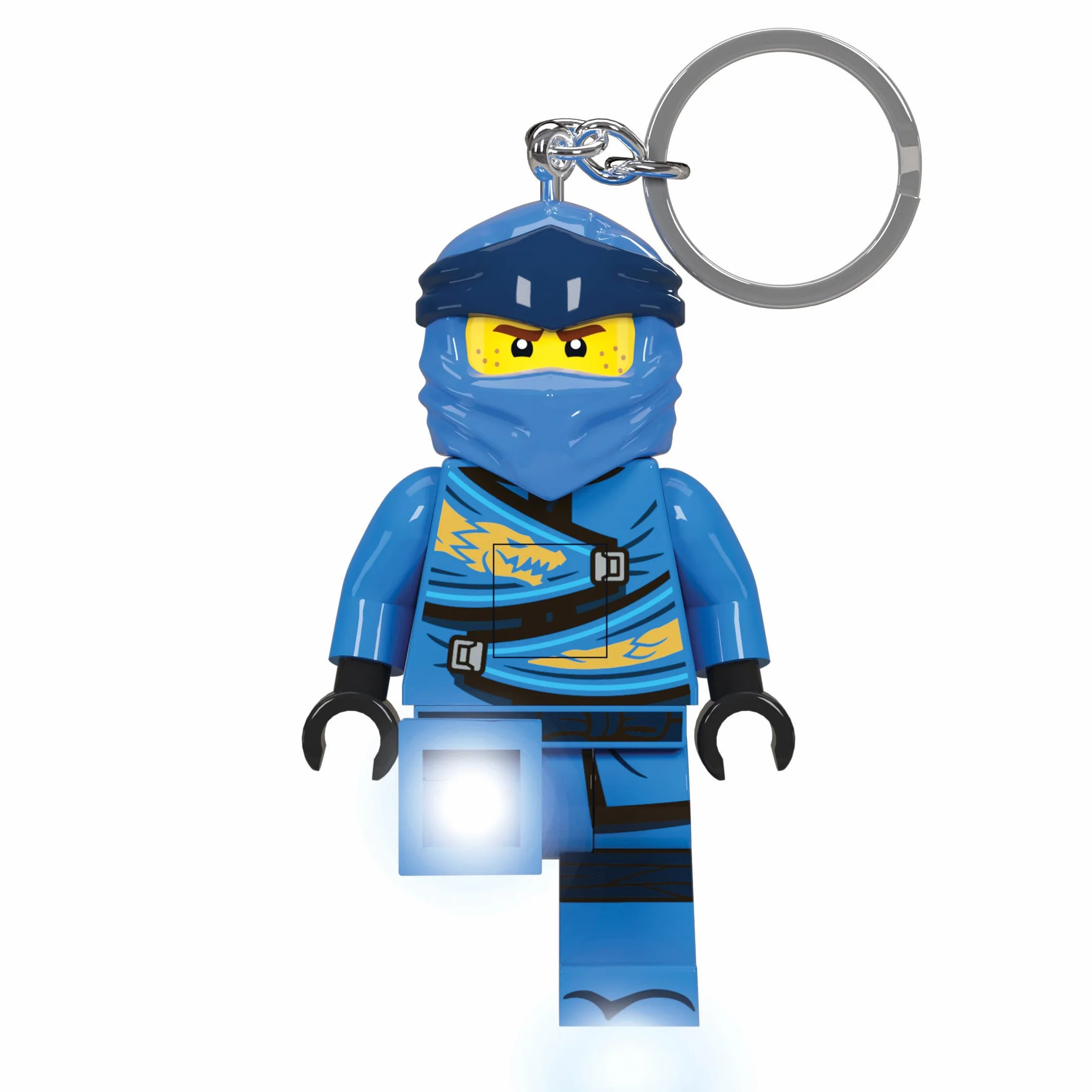 IQ LEGO Ninjago Legacy Key Chain Light Keyring - 76 mm Tall Figure, wielokolorowy
