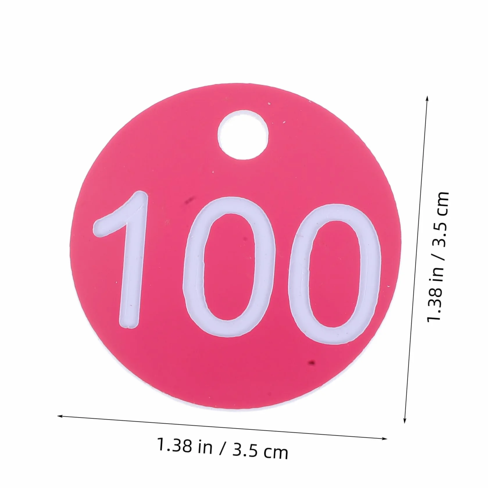 SHINEOFI Solidne Plastikowe Naklejki Z Numerami Od 1-100 Id Key Tags Do Magazynu Bagażu Hotel