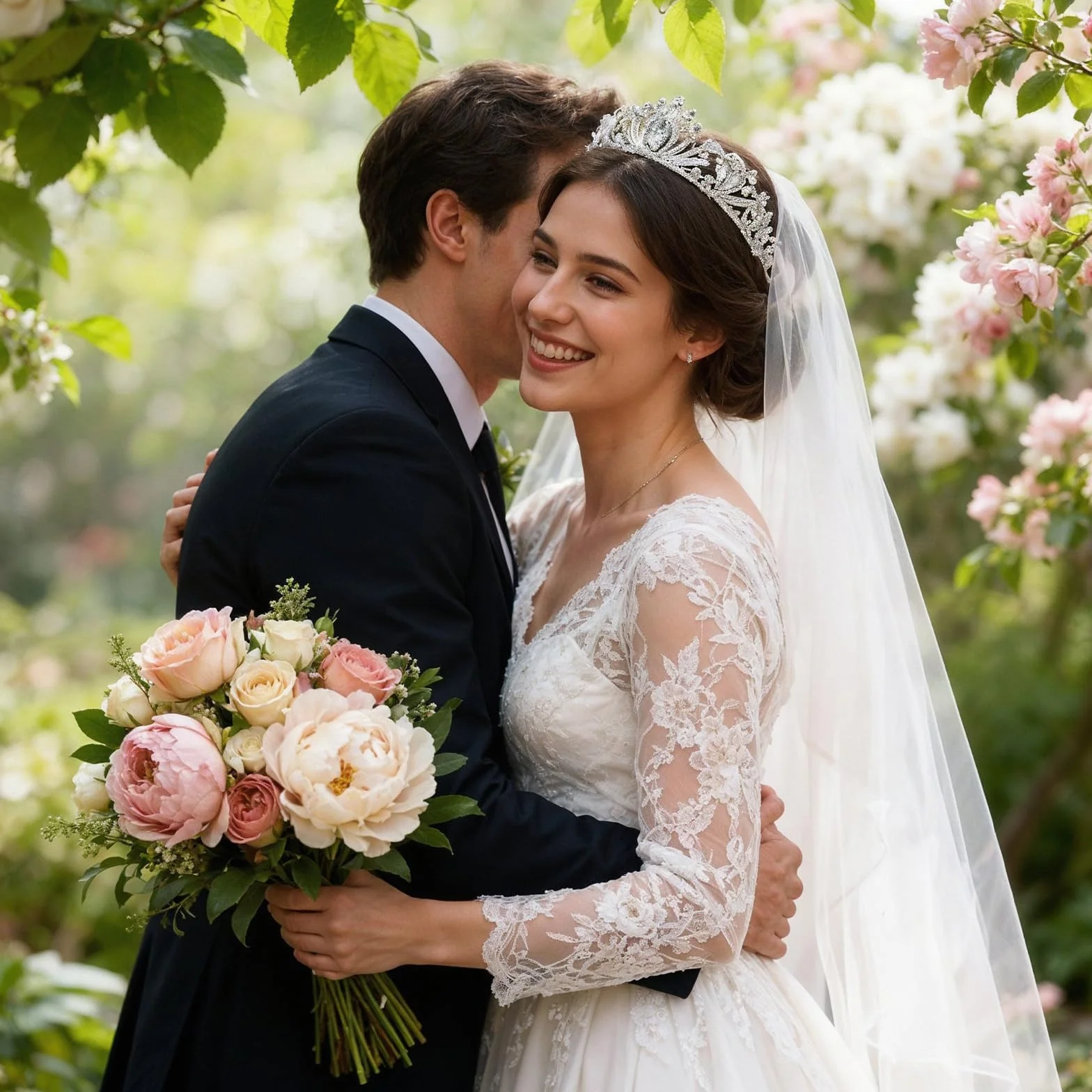 Nogeqi Diadem ze srebra ze strasu, korona księżniczki, elegancka korona dla panny młodej, kryształowa tiara, królowa, dekoracja na wesele, karnawał, urodziny, uroczystości i imprezę, akcesoria do