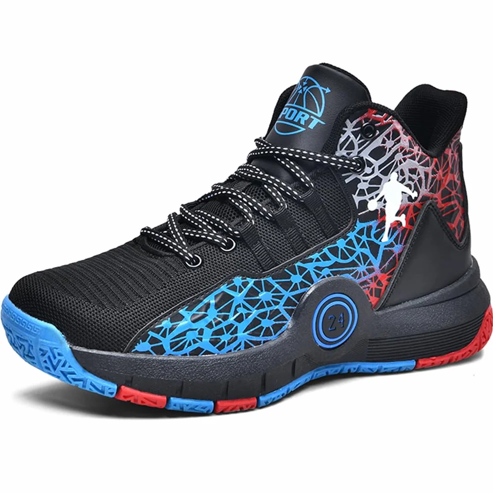 buty do koszykówki dla dzieci moda buty do koszykówki na świeżym powietrzu sportowe fitness antypoślizgowe buty do biegania, Bba R15, 32 EU