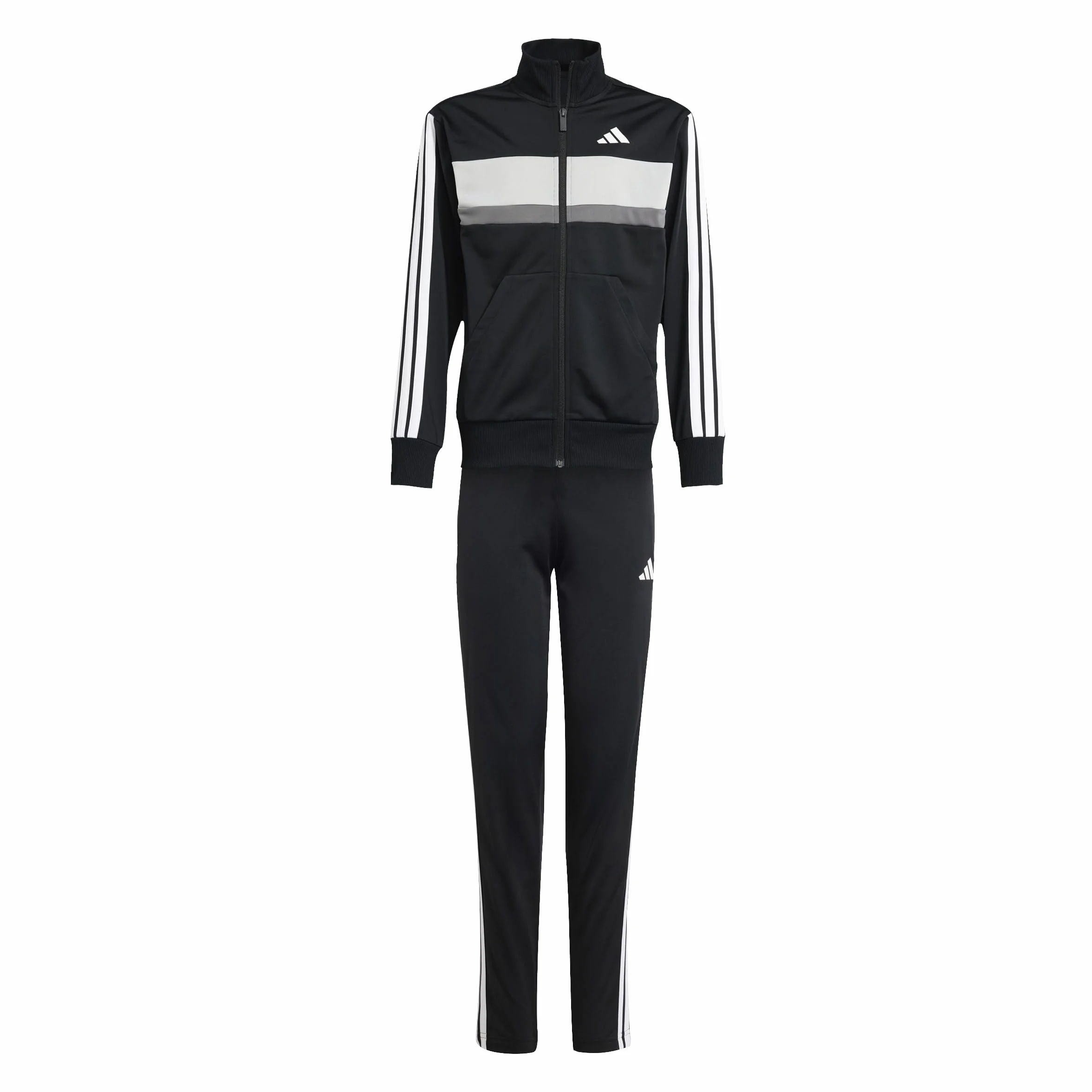 adidas Dresy Uniseks - dzieci SEASONAL ESSENTIALS TIBERIO 3 STRIPES TRICOT TRACKSUIT (1 w zestawie)