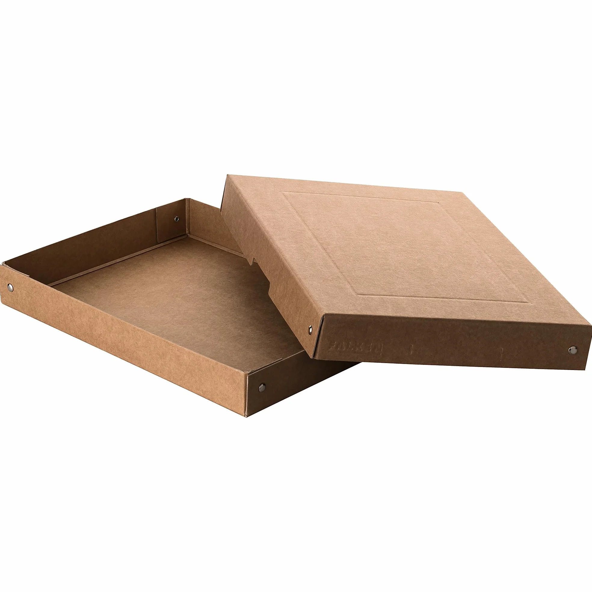 Oryginalny Falken PureBox Nature. Made in Germany. 40 mm wysokości DIN A4. Pudełko do przechowywania z pokrywką ze stabilnego kartonu wegańskie pudełko prezentowe pudełko transportowe pudełko