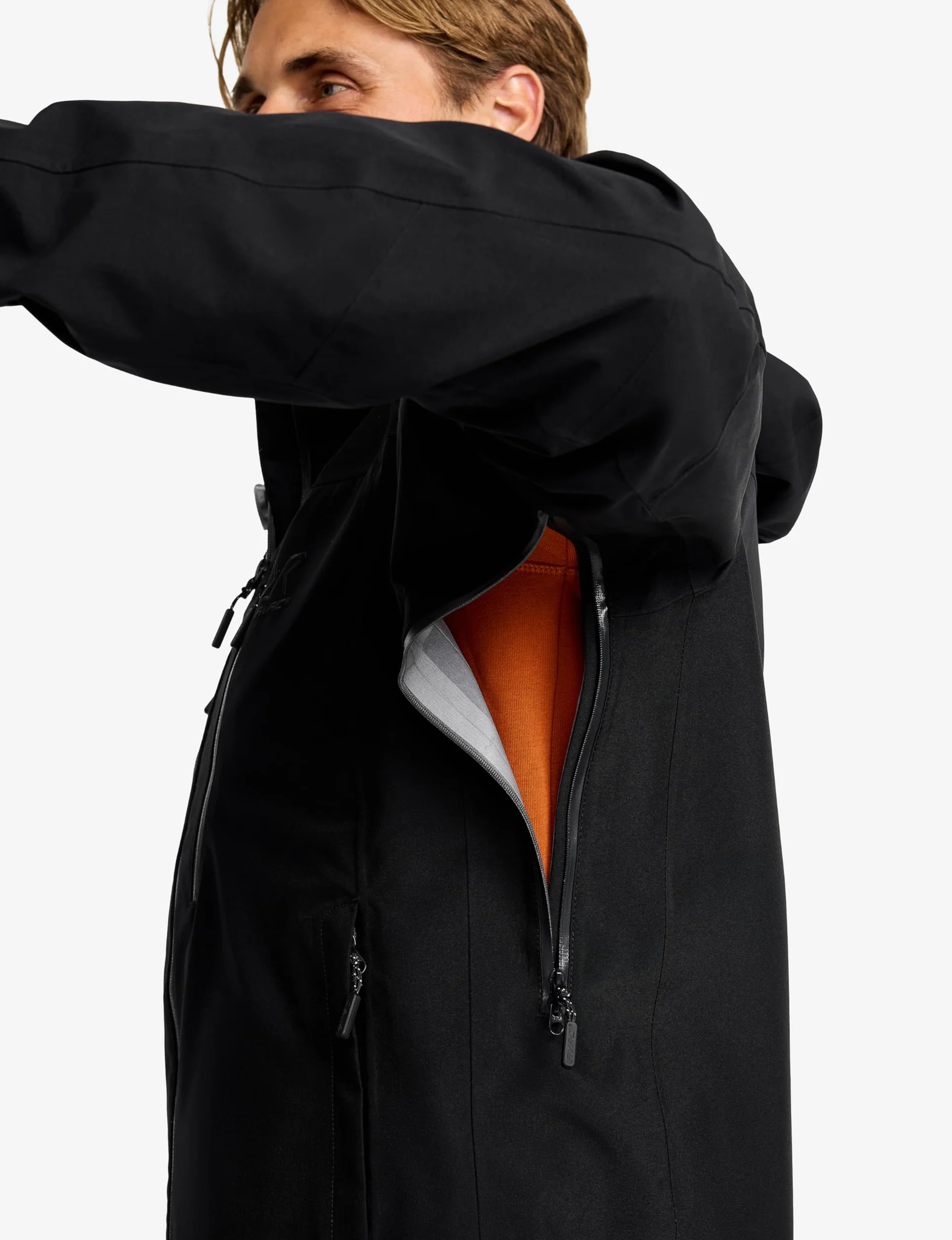 RevolutionRace Silence Proshell Jacket 3L Męska, wodoodporna kurtka shellowa z suwakami wentylacyjnymi
