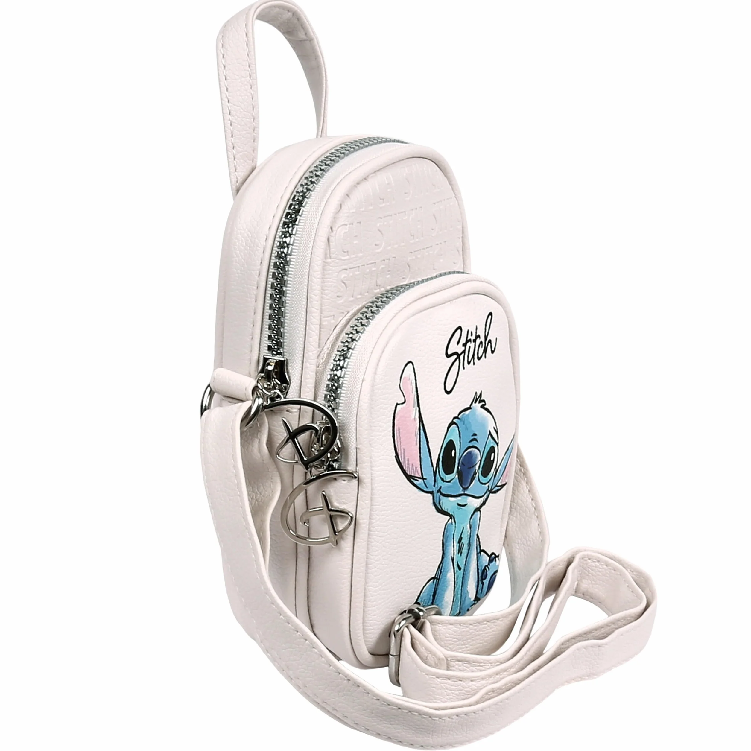 DISNEY Stitch Ecru mini torebka, saszetka na pasku 17x11x5 cm