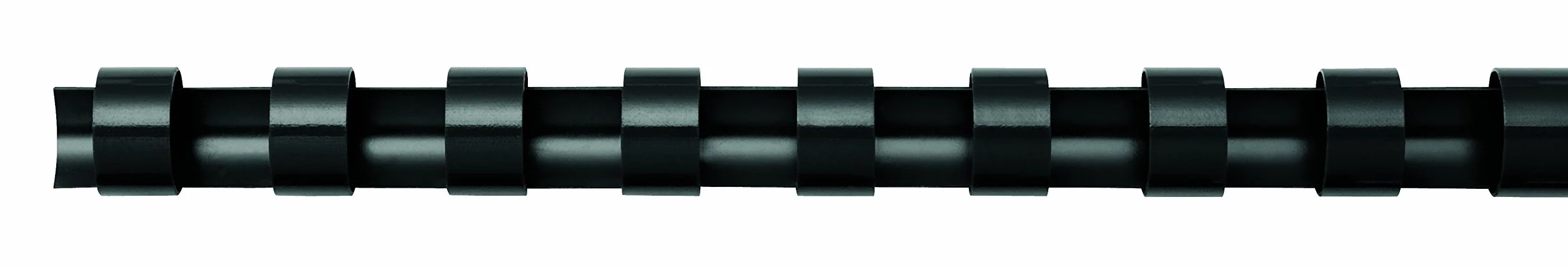 Fellowes Plastikowe Grzbiety (Okrągłe), 19 mm, Czarne, 100 Sztuk