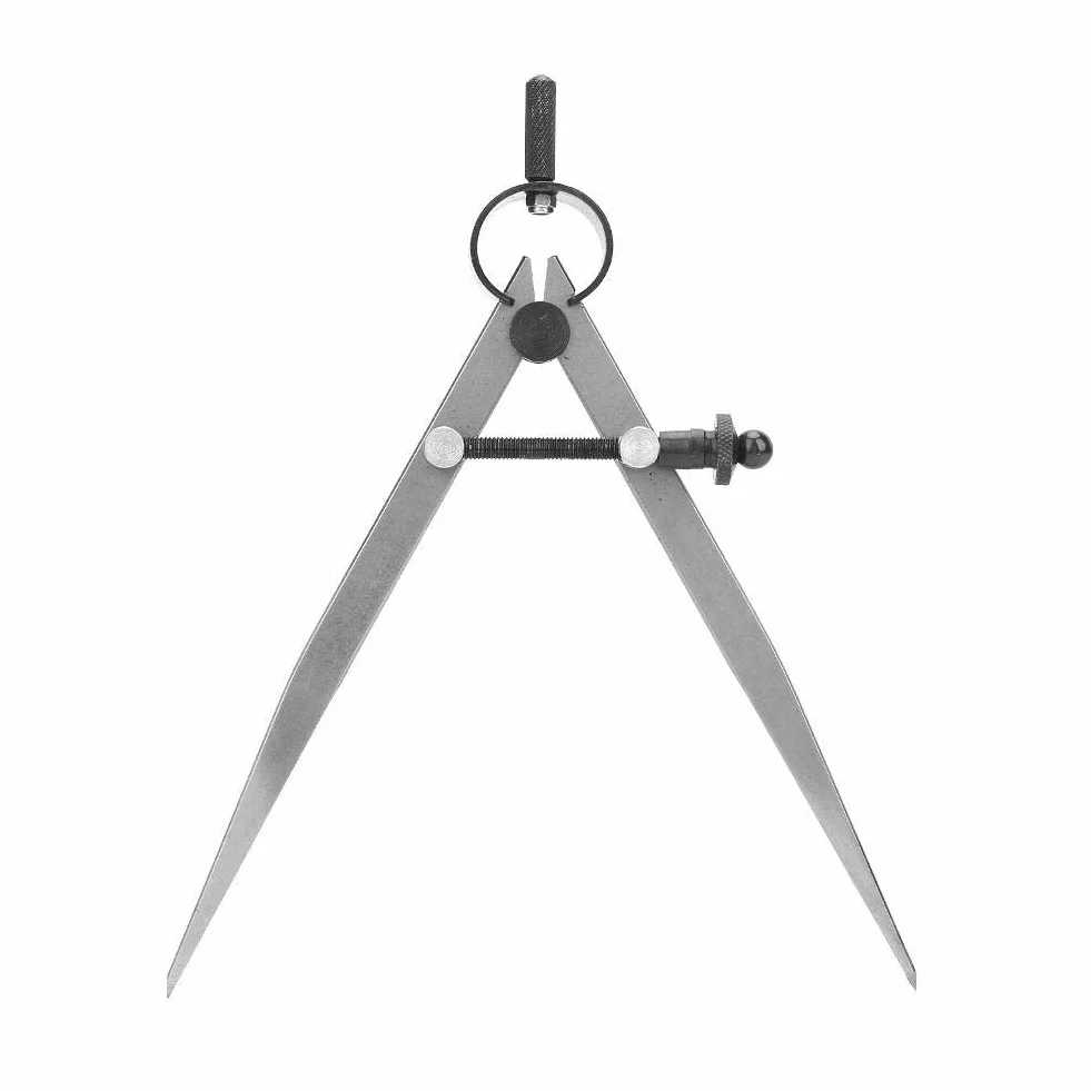 45 # stal skórzana Craft Compass Wing Divider regulowany separator sprężynowy kompas skórzany Line Marking Tools (150 mm)