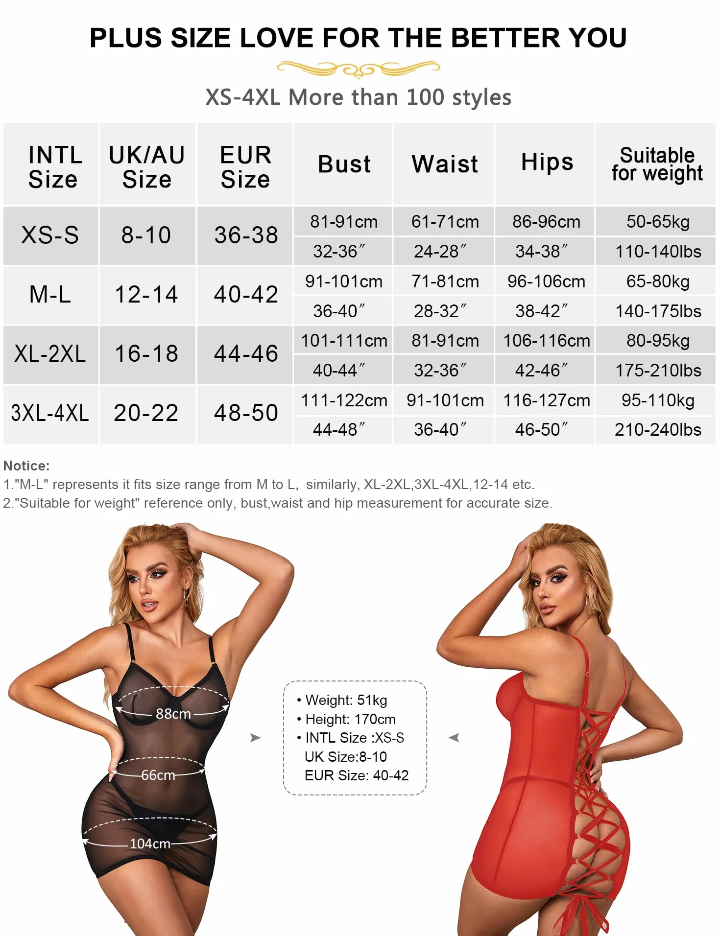 ohmydear Przezroczysta koszula nocna Babydoll koronkowa plus size bielizna Curvy Cross Ribbon Bielizna damska Uwodzicielska bielizna ze wsparciem seksowna sukienka z G-String