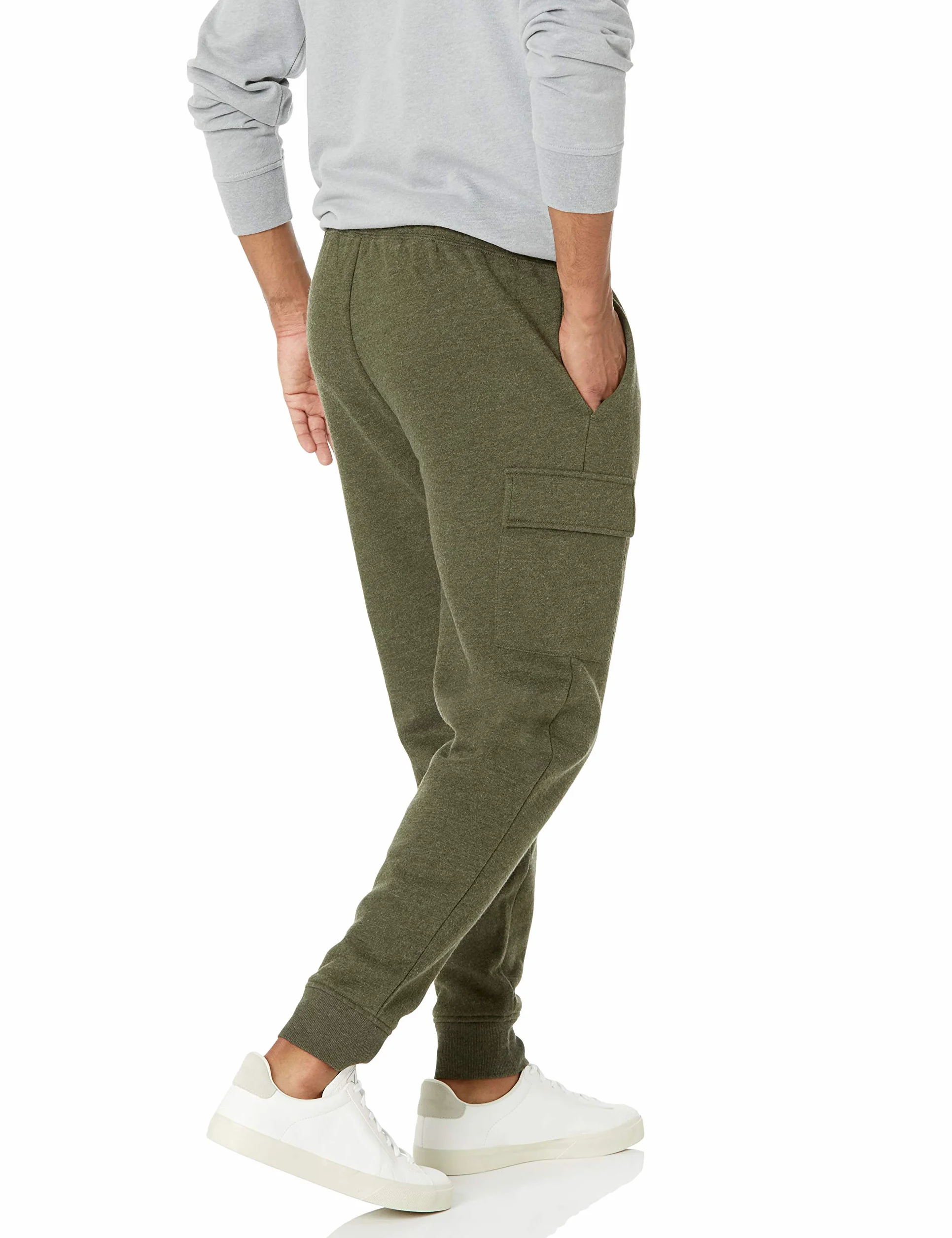 Amazon Essentials Mężczyźni Spodnie dresowe Cargo Fleece Jogger