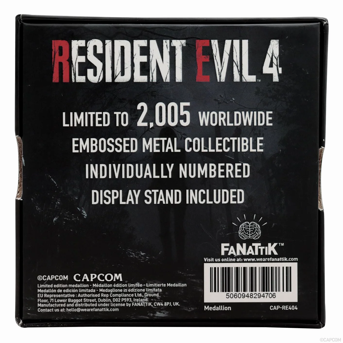 FaNaTtik Resident Evil 4 Herbarium Rodziny Salazar Kolekcjonerski Metalowy Medalion