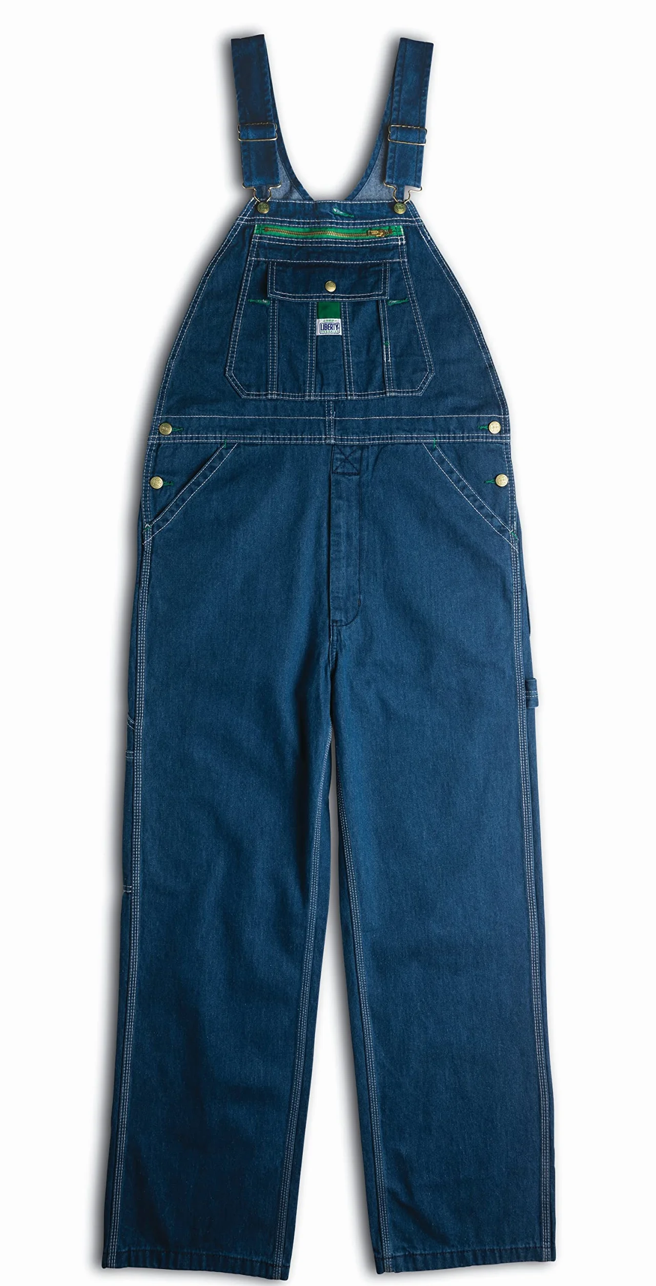 Libery Męski kombinezon z denimu, sprawny, 36W / 30L