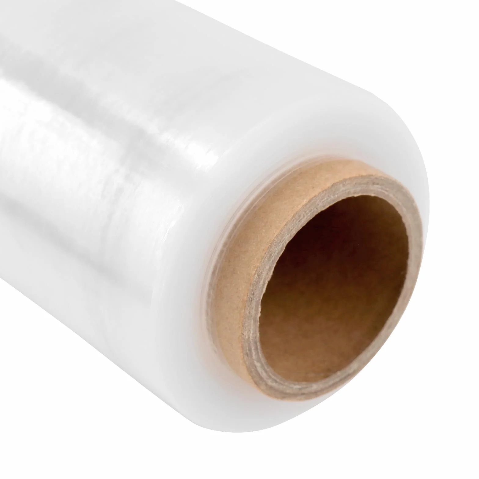 3 sztuki folii stretch 38 cm x 150 m, rolka folii do pakowania z uchwytami, folia do pakowania na rolce, folia do przewijania, folia stretch do przeprowadzki do mebli, palet, pakowania