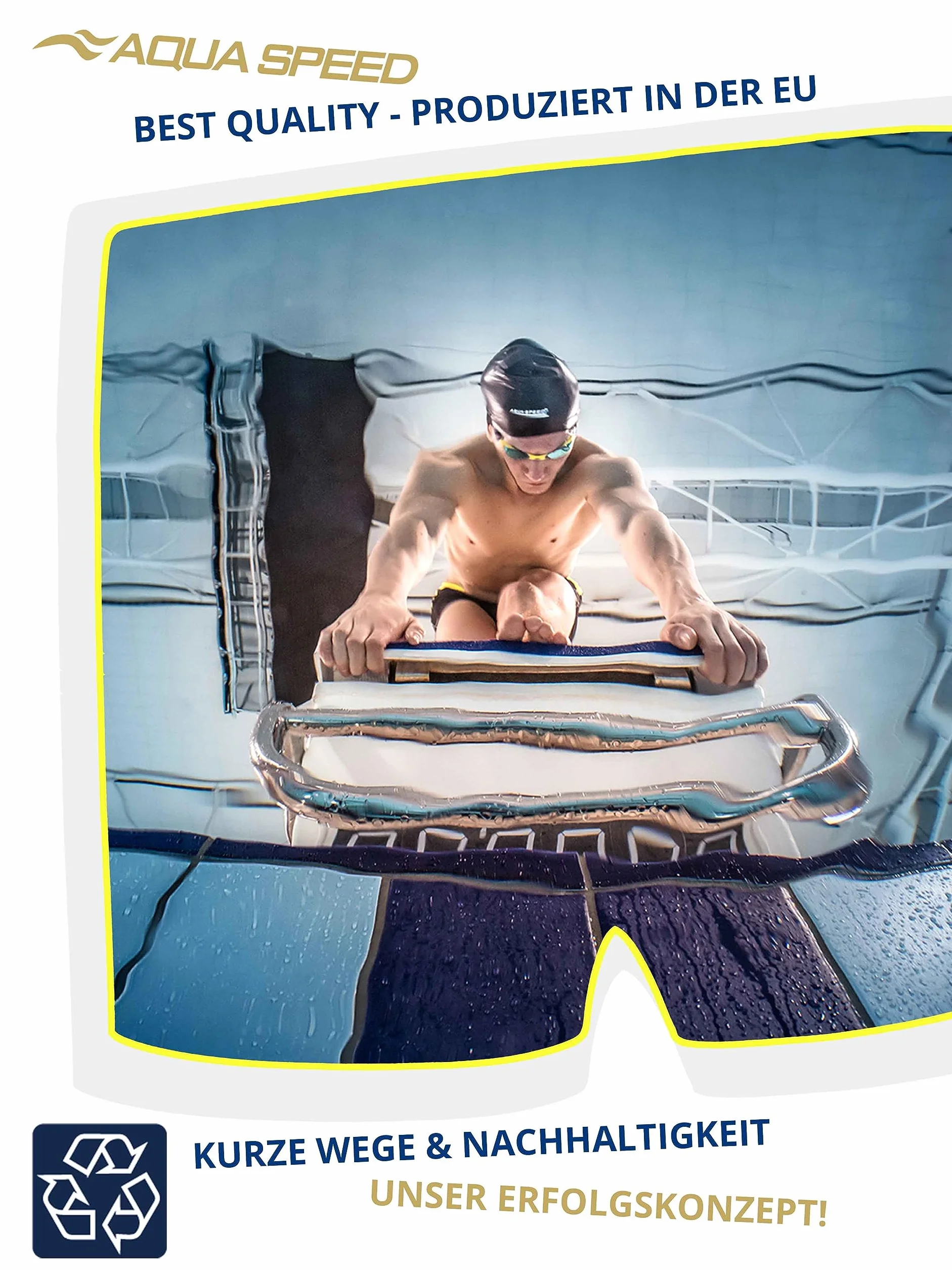 Aqua Speed PATRICK men's swimming trunks | S-XXXL | Modern | DARWIN fabric | Perfect Fit | UV protection | Chlorine resistant | Drawstring