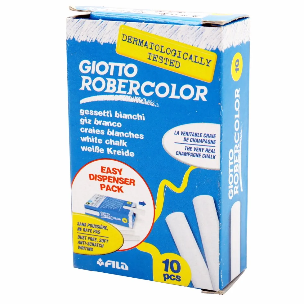 ROBERCOLOR GIOTTO białe 10 sztuk