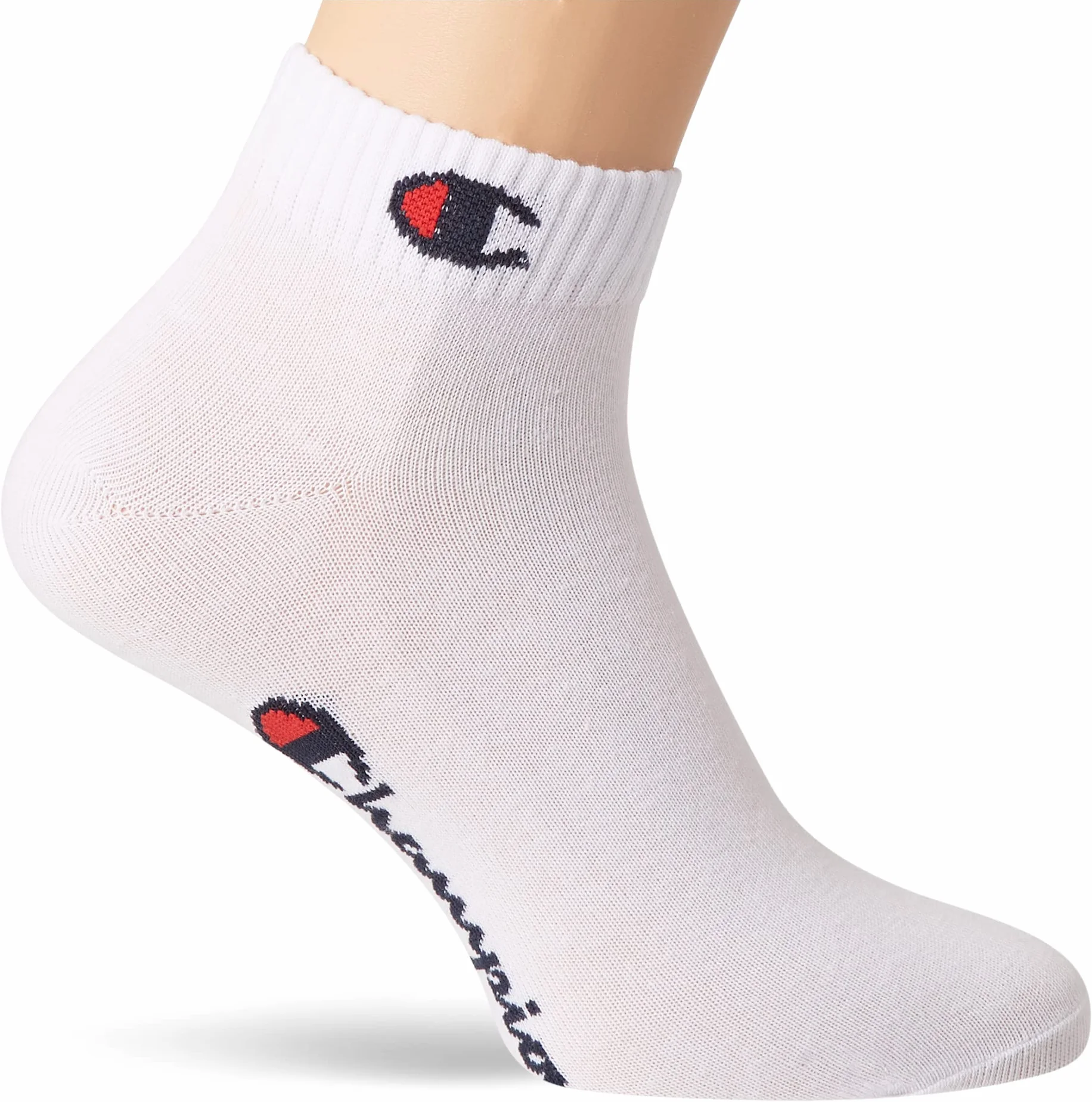 Champion Skarpety dziecięce, uniseks (3 sztuki), biały, 31-34