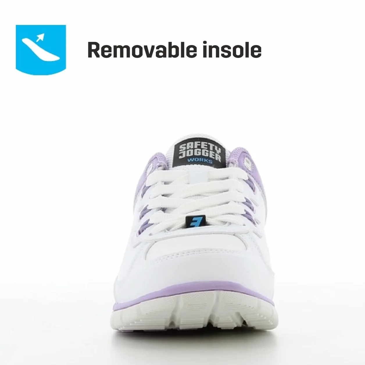 Oxypas Safety Jogger Sunny Damskie buty ochronne, odporne na rozdarcie, lekkie i wygodne, idealne do pielęgnacji, medycyny i gastronomii