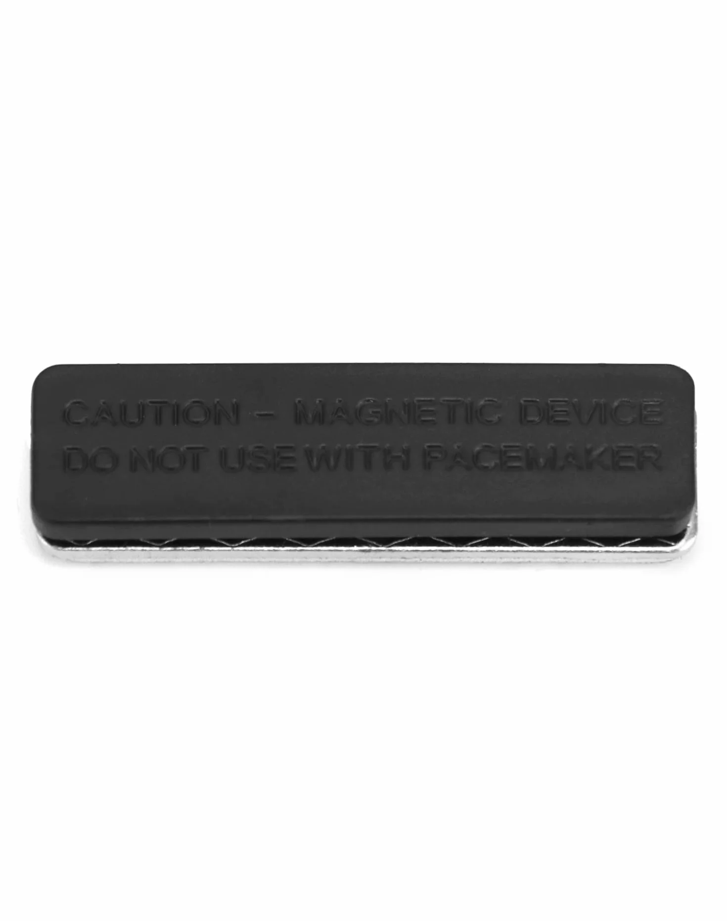 QWORK® 12-częściowy magnes na identyfikator, samoprzylepny magnetyczny uchwyt na identyfikator z 3-punktowym magnesem do etui na identyfikatory (45 x 13 mm, czarny)