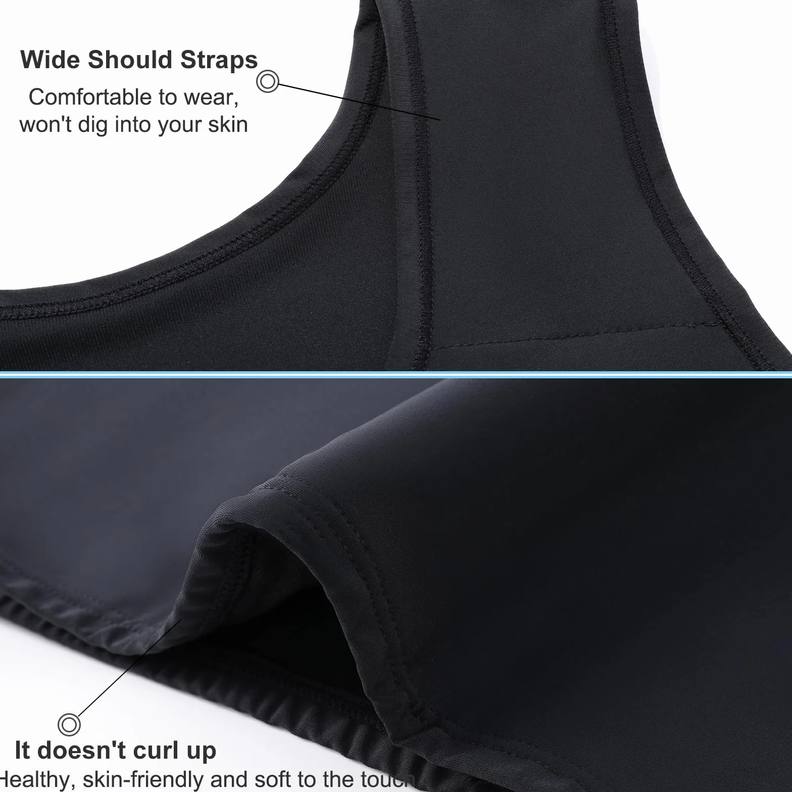 Opaska na klatkę piersiową transpłciowa FTM Cosplay oddychająca półtrans tank top