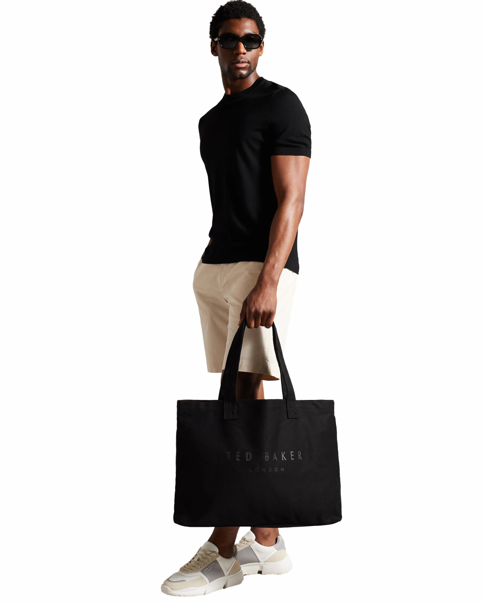 Ted Baker Torba plażowa Mężczyźni Lukkee Canvas Beach Bag