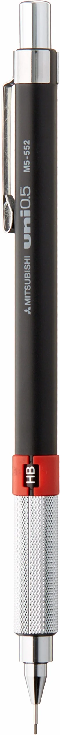 Uni-Ball Unii Mitsubishi Pencil mechaniczny pisak kreślarski, czarny, 0,5 mm (M5552.24)