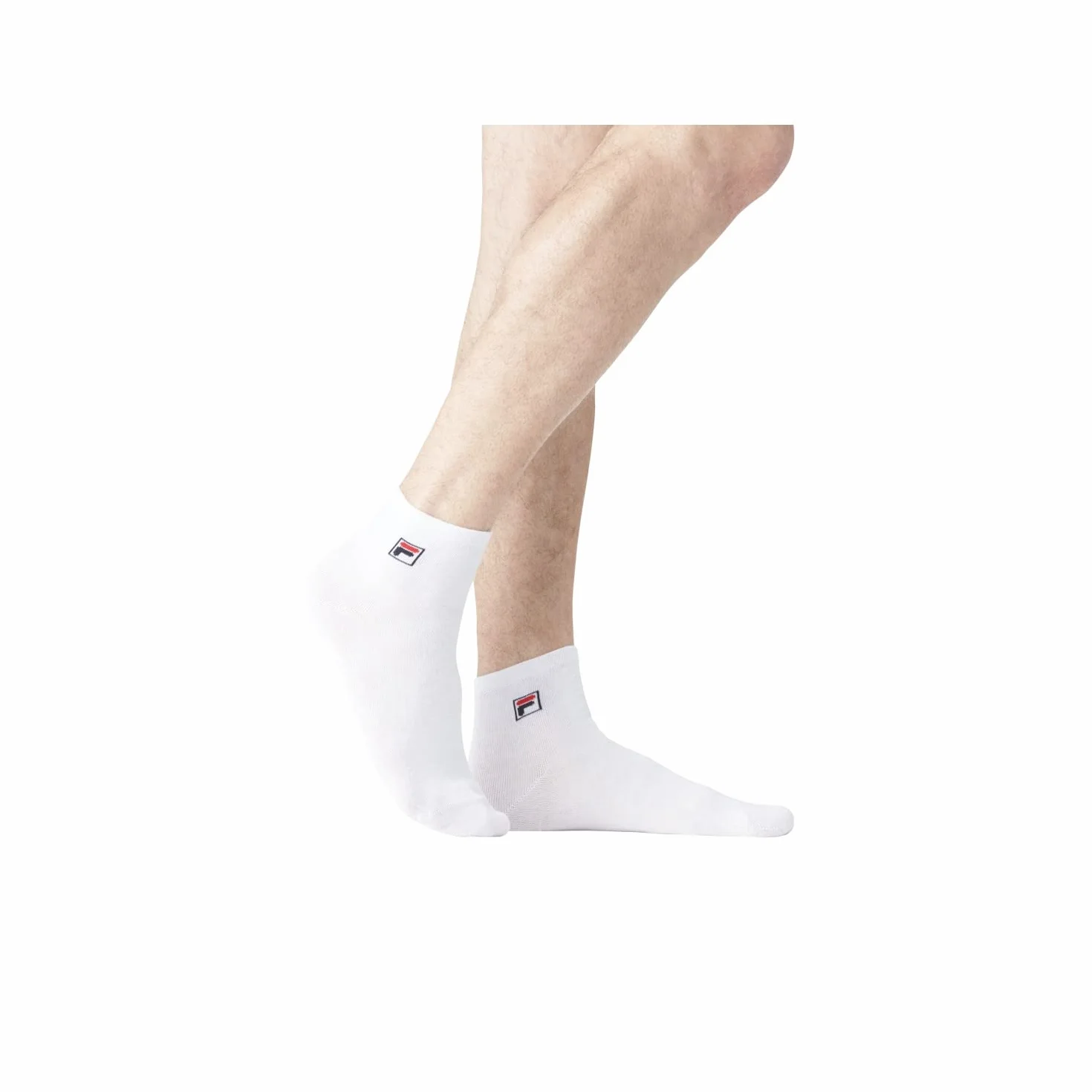 FILA Skarpety sportowe (zestaw 6) męskie, Biały (Biały B1 - Bl), 39-42 EU