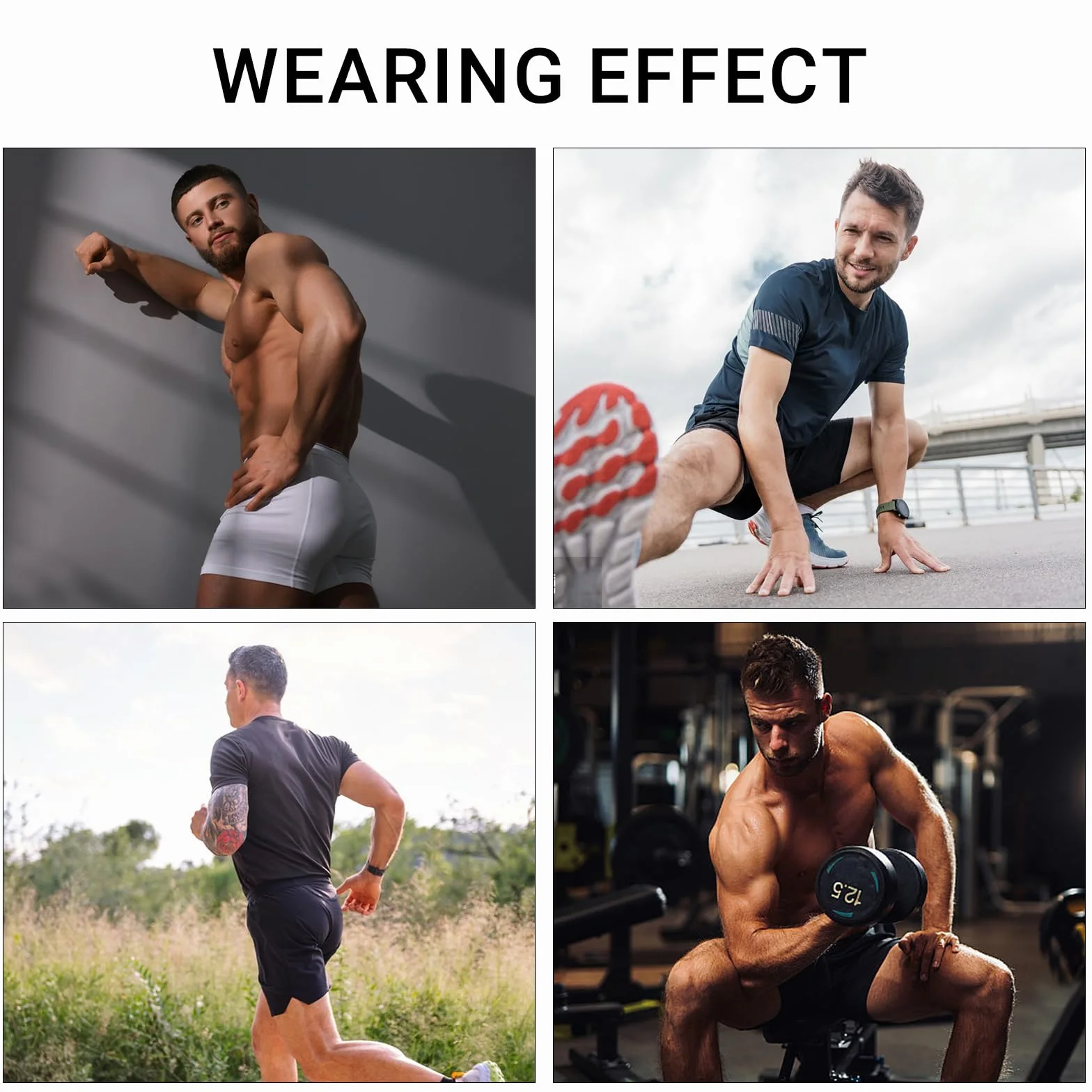 MEETYOO Meetyoo Kompressionshose Herren - Leginsy Mężczyźni