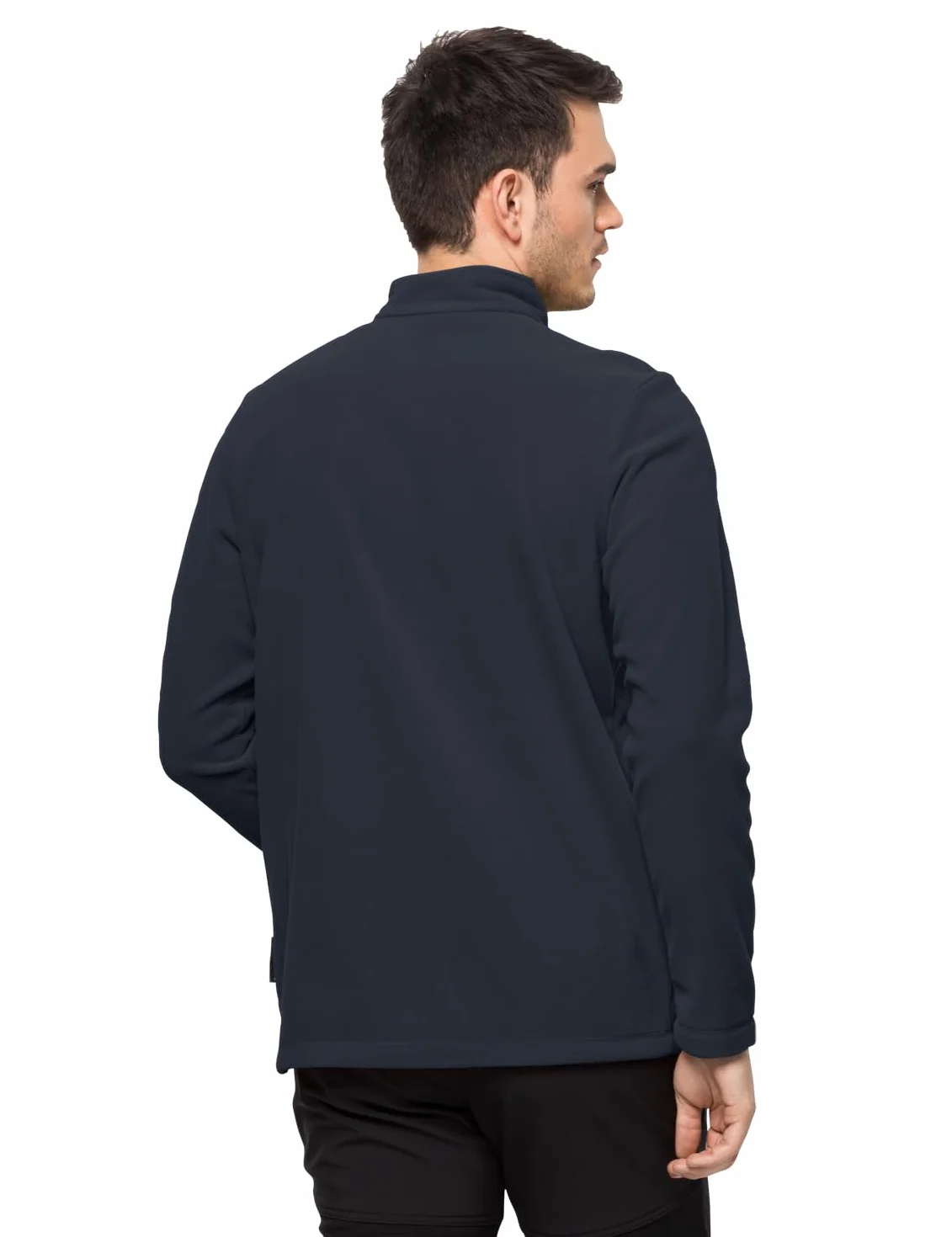 Jack Wolfskin Męski sweter Taunus Hz, niebieski (Night Blue), M