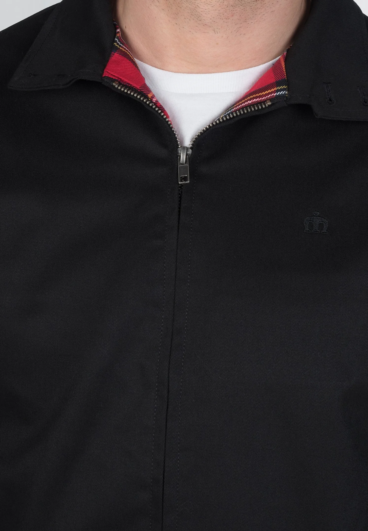 Merc Of London Mężczyźni Harrington Kurtka, Czarny, XL