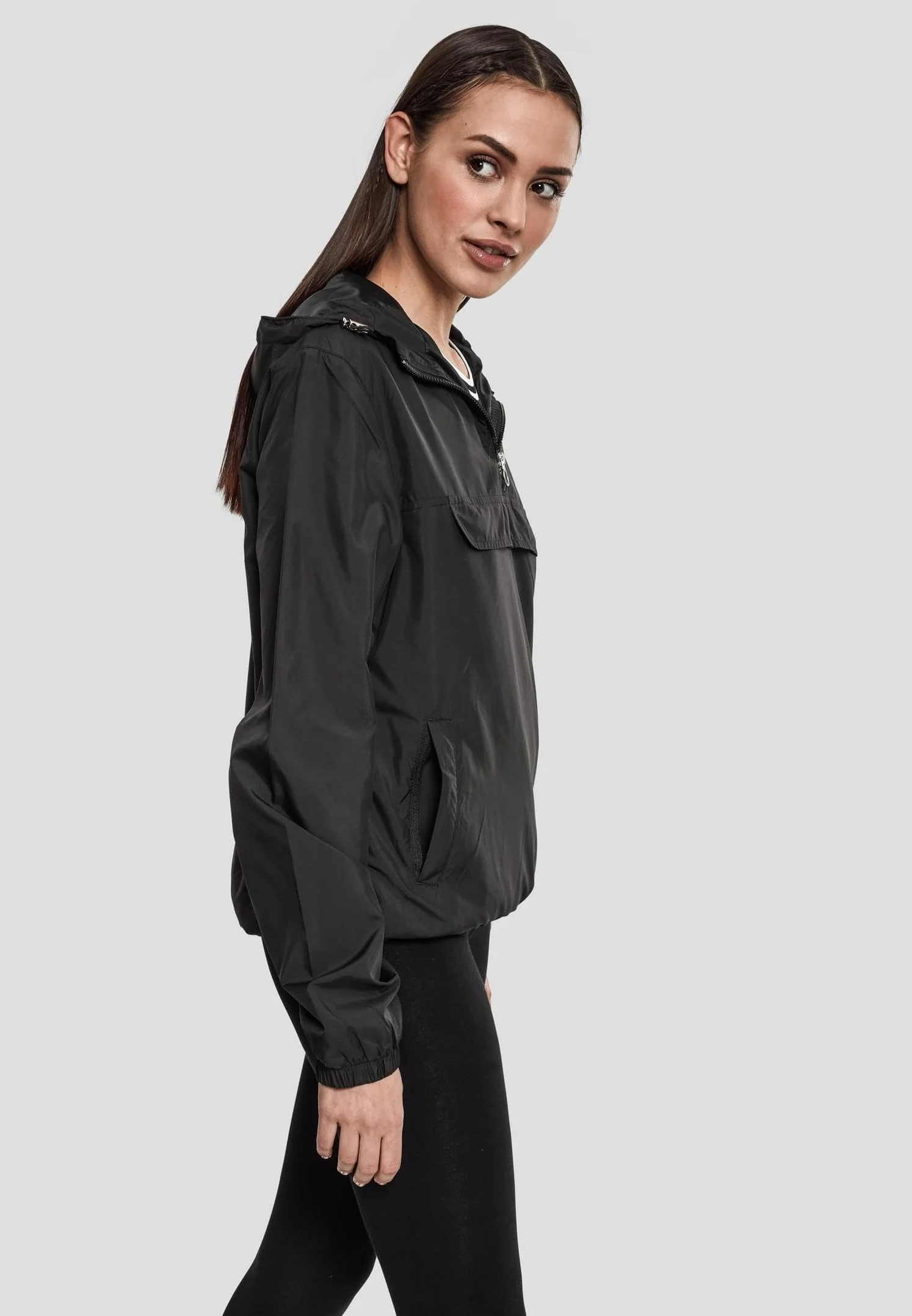 Urban Classics Basic Damska Kurtka, Czarny, L