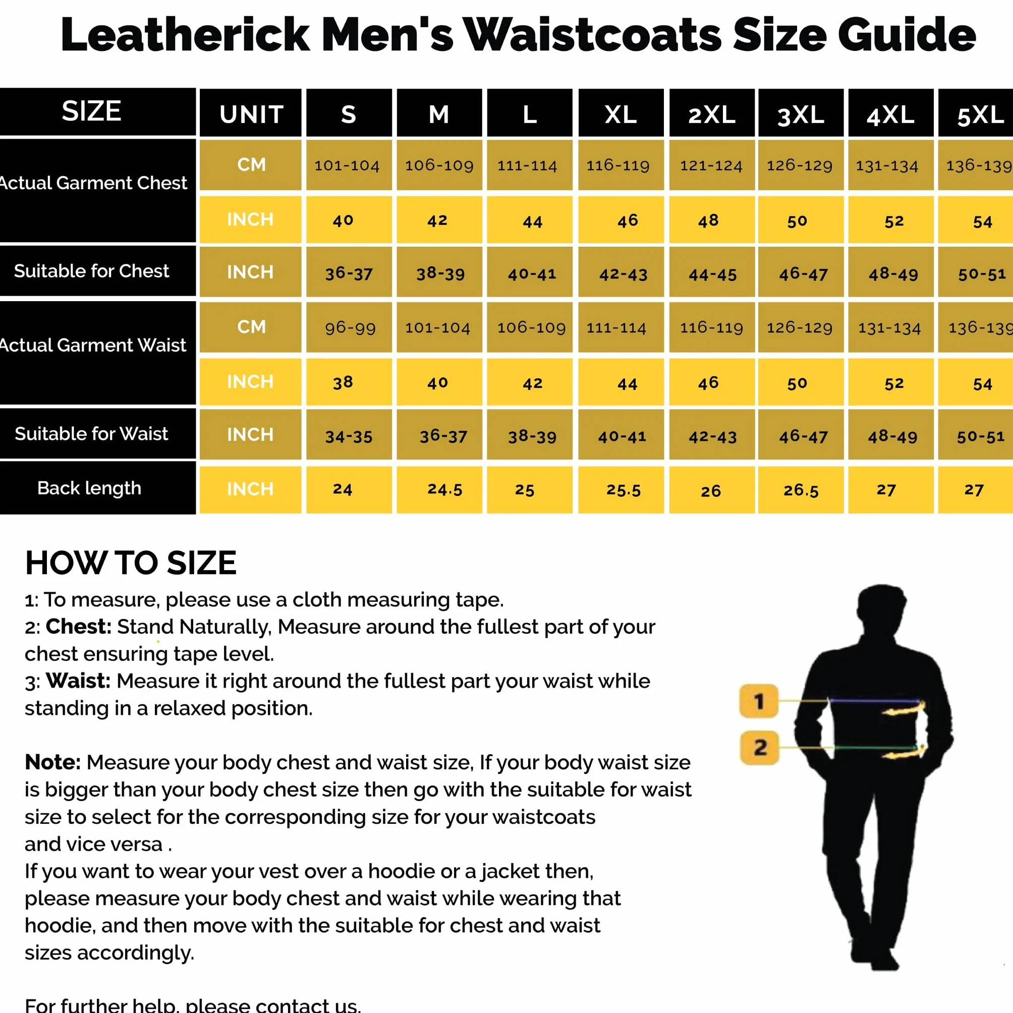 Leatherick Top-Grain męska kamizelka z prawdziwej skóry bydlęcej, czarna, klasyczna kamizelka z bocznymi sznurowadłami i ukrytymi kieszeniami do noszenia