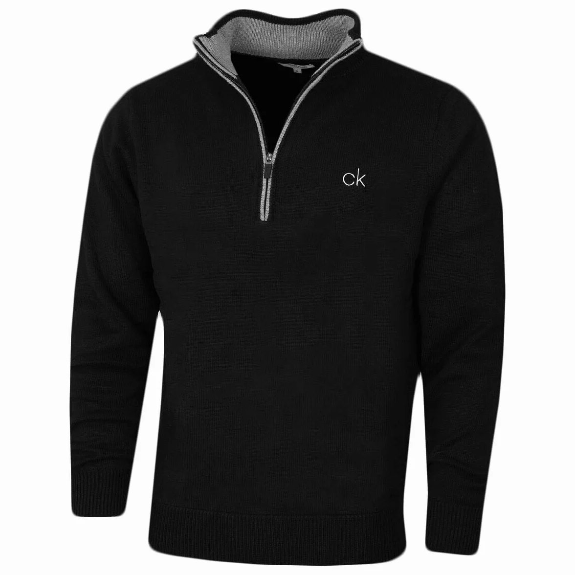 Calvin Klein Mens 2025 Podszyty gruby wiatroszczelny sweter z podszewka i zamkiem blyskawicznym 1/2