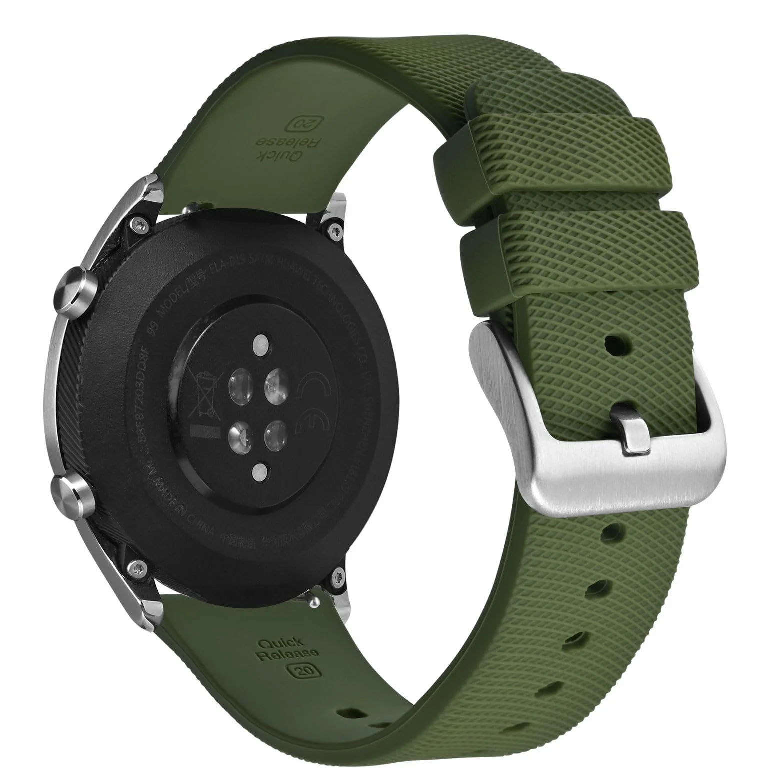 ANNEFIT Silikonowe paski do zegarków dla mężczyzn i kobiet, szybkie zapięcie, kauczuk, zapasowy pasek 14 mm, 16 mm, 17 mm, 18 mm, 19 mm, 20 mm, 21 mm, 22 mm, 24 mm