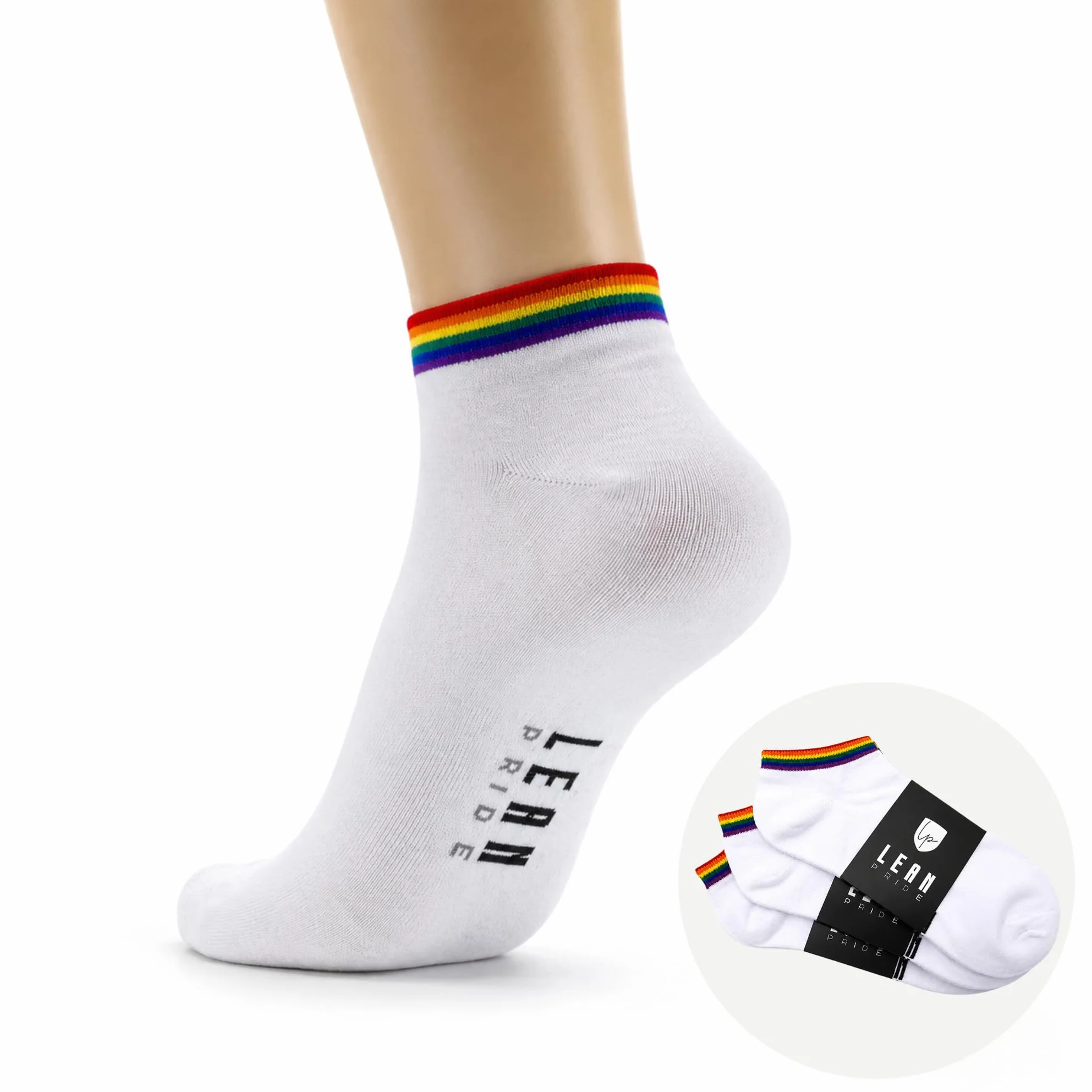 3 x Pride skarpety do sneakersów LGBTQ