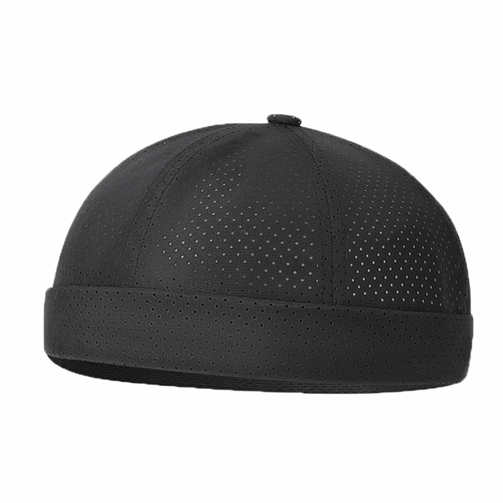 YAMEE Docker Cap męska czapka z siateczki, lekka, oddychająca, unisex, wodoodporna, miękka, regulowana, czapka beanie, na co dzień, stylowa czapka portowa